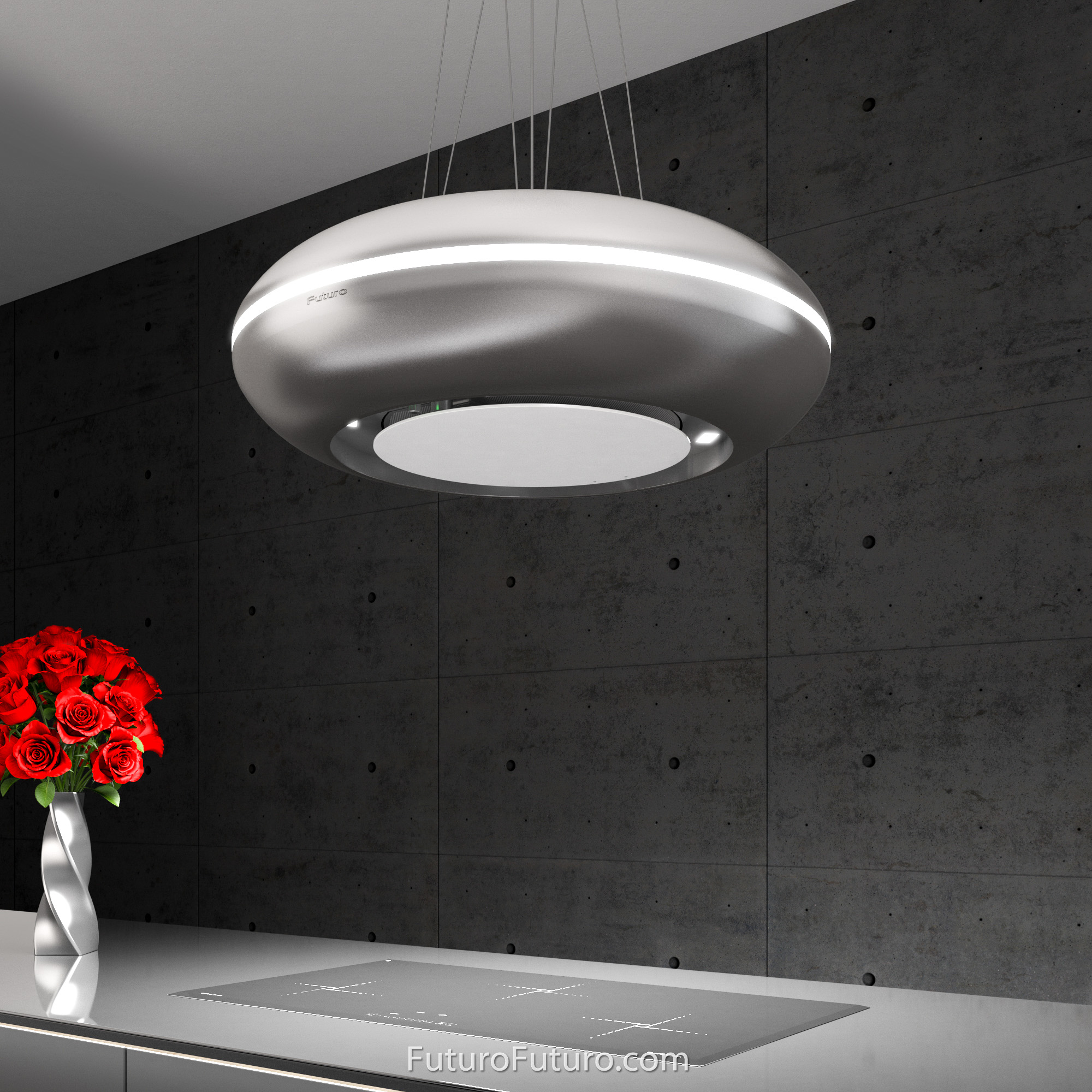 30″ Orbit Inox Island Range Hood IS30ORBITINOX