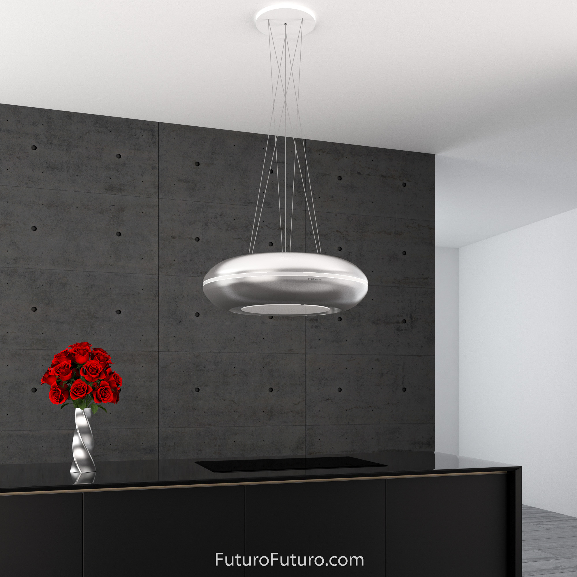 30″ Orbit Inox Island Range Hood IS30ORBITINOX