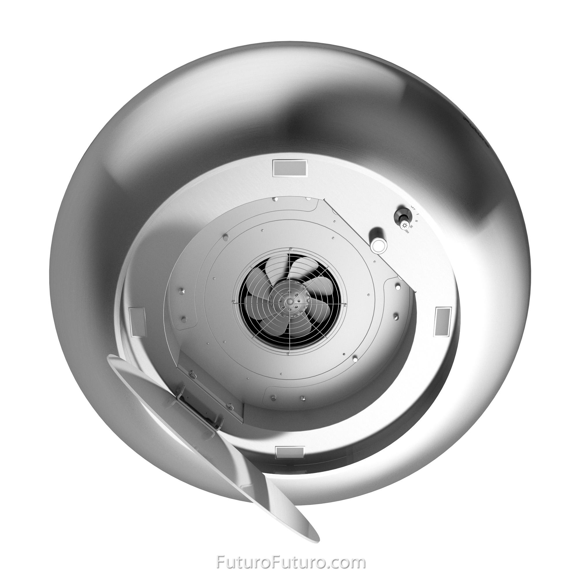 30″ Orbit Inox Island Range Hood IS30ORBITINOX