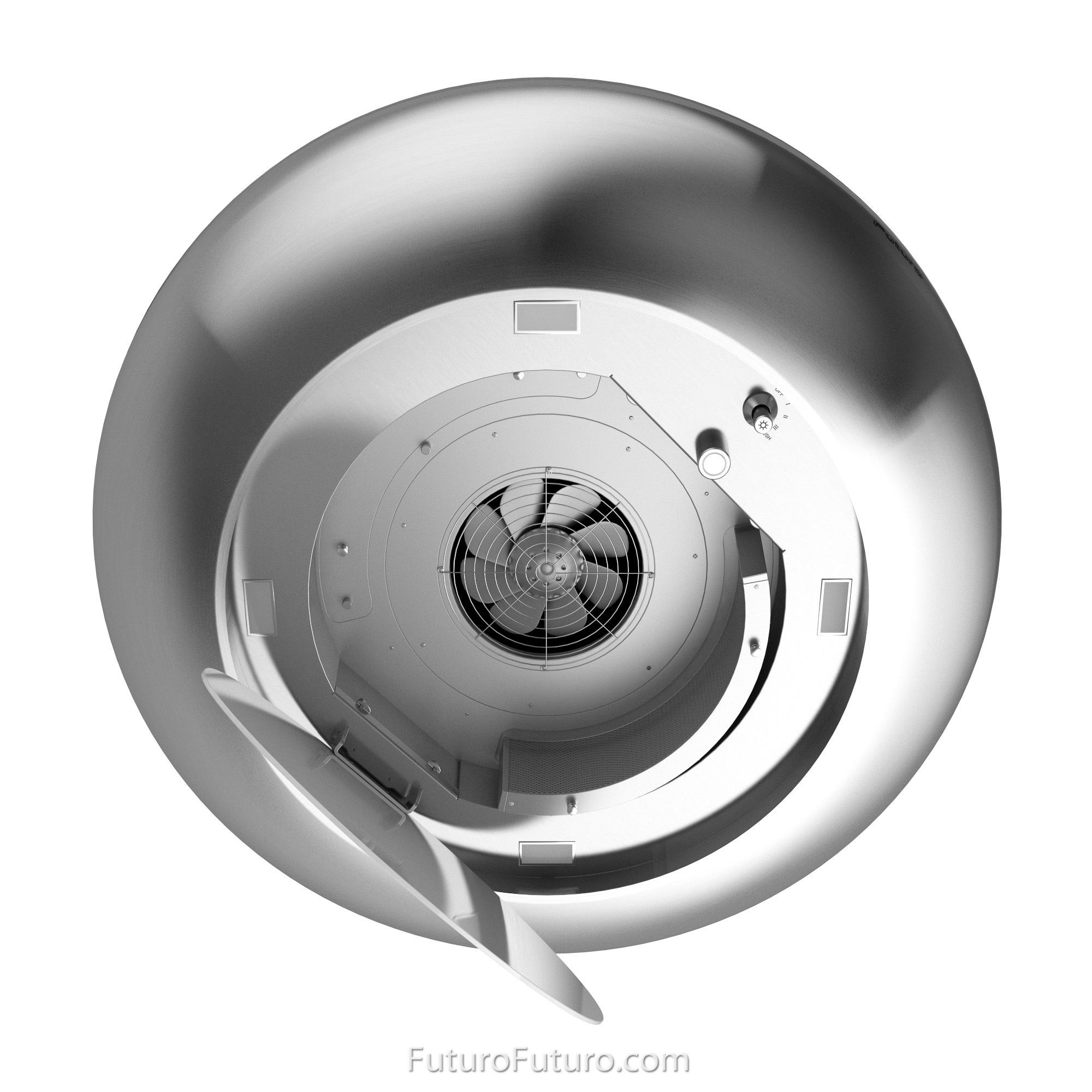 30″ Orbit Inox Island Range Hood IS30ORBITINOX