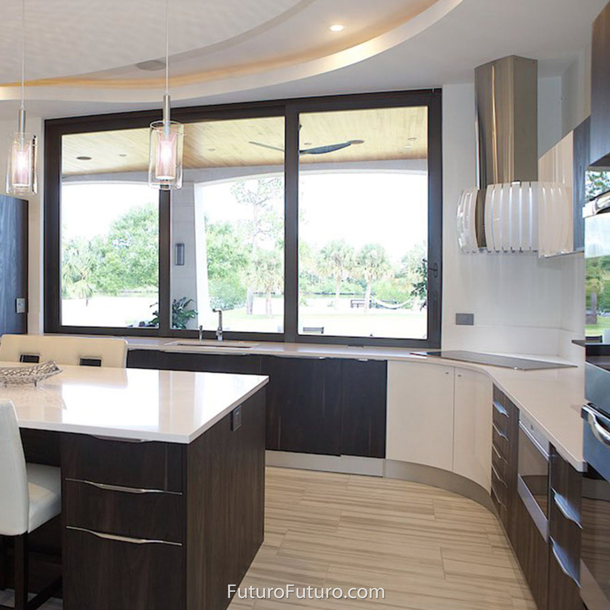 30″ Pearl White Island Range Hood IS30PEARLWHT