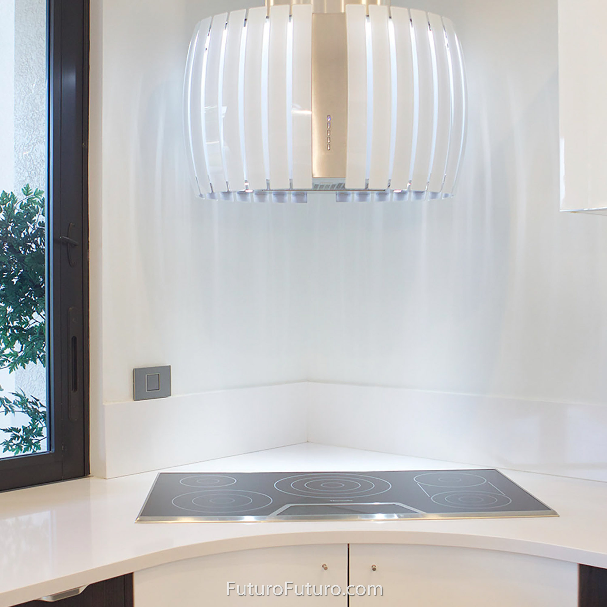 30″ Pearl White Island Range Hood IS30PEARLWHT