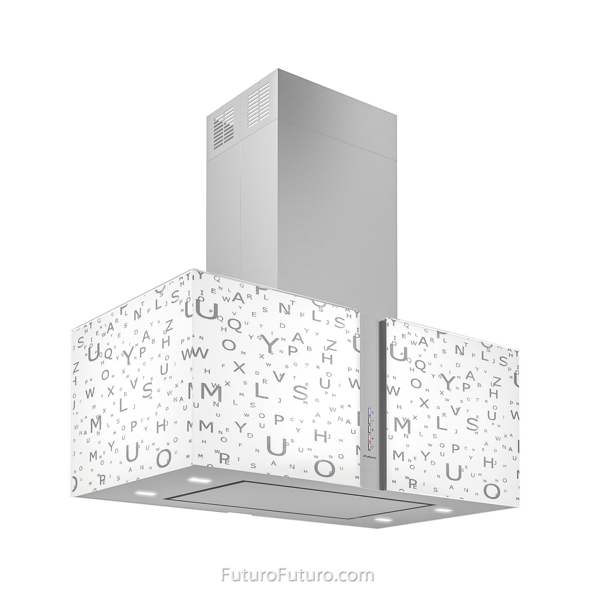 34″ Murano Alfa LED Island Range Hood IS34MURALFALED