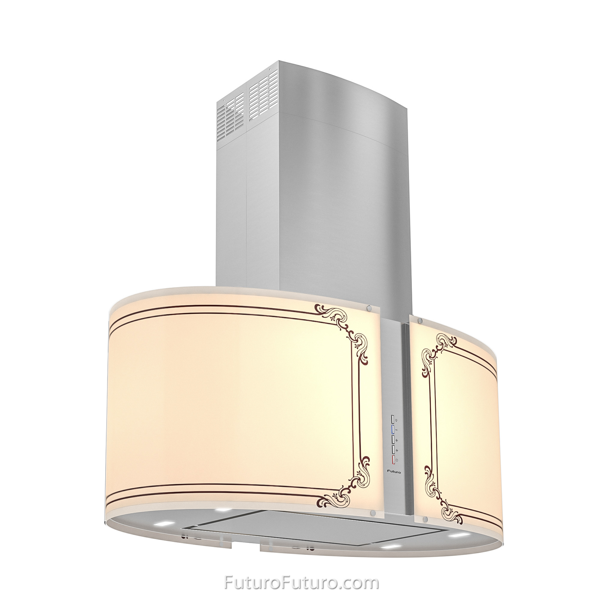 34″ Murano Empire LED Island Range Hood IS34MUREMPIRELED