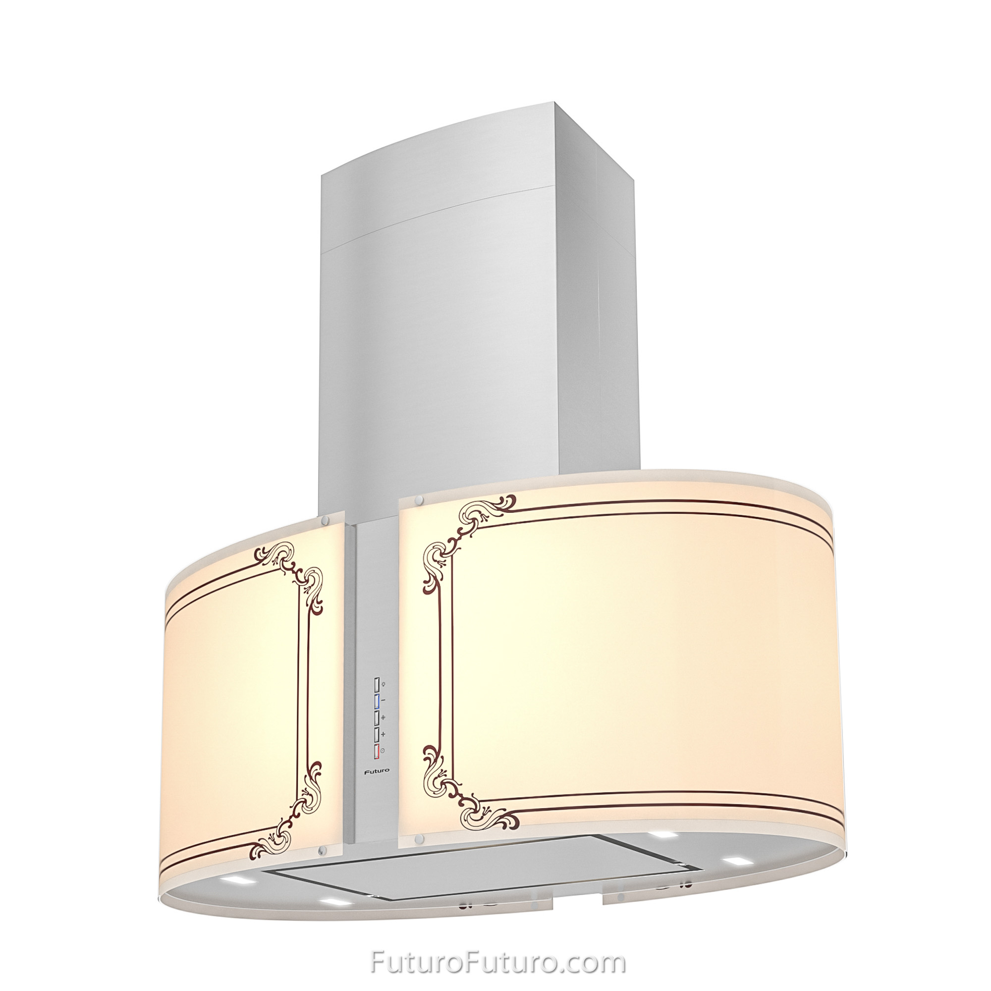 34″ Murano Empire LED Island Range Hood IS34MUREMPIRELED