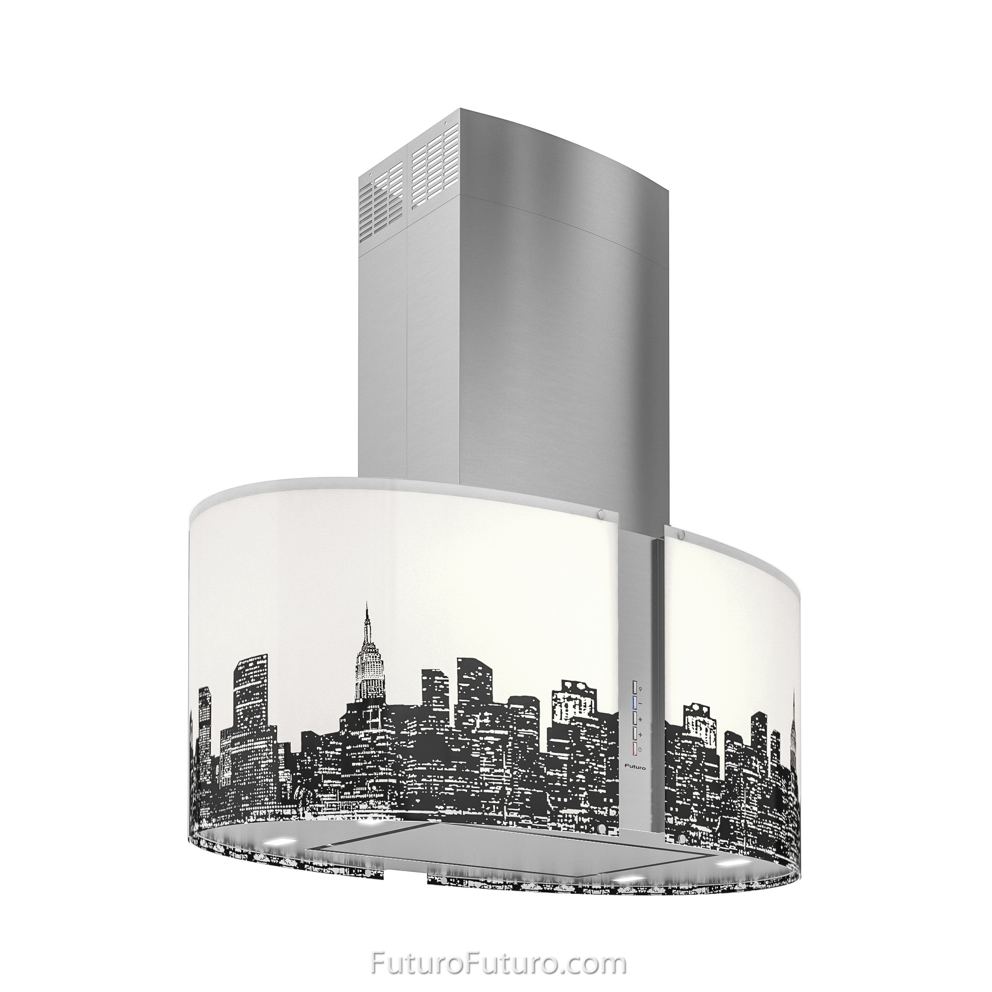 34″ Murano Metro LED Island Range Hood IS34MURMETROLED