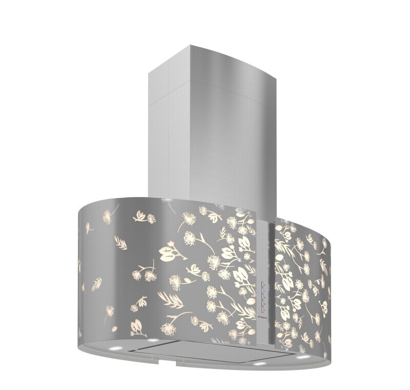 34″ Murano Moonlight LED Island Range Hood IS34MURMOONLIGHTLED