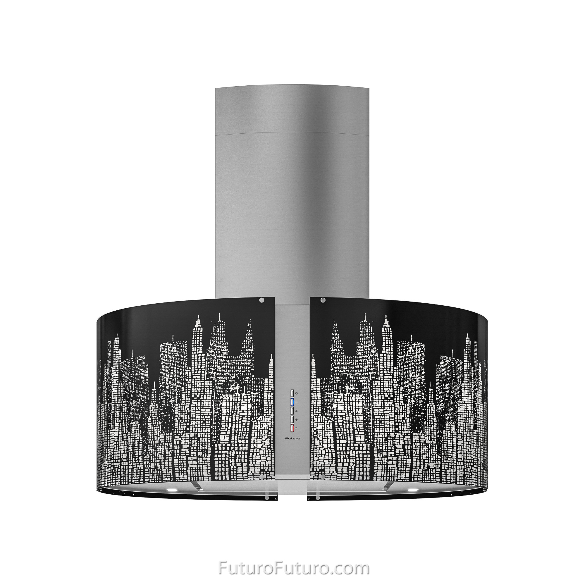 34″ Murano New York LED Island Range Hood IS34MURNEWYORKLED