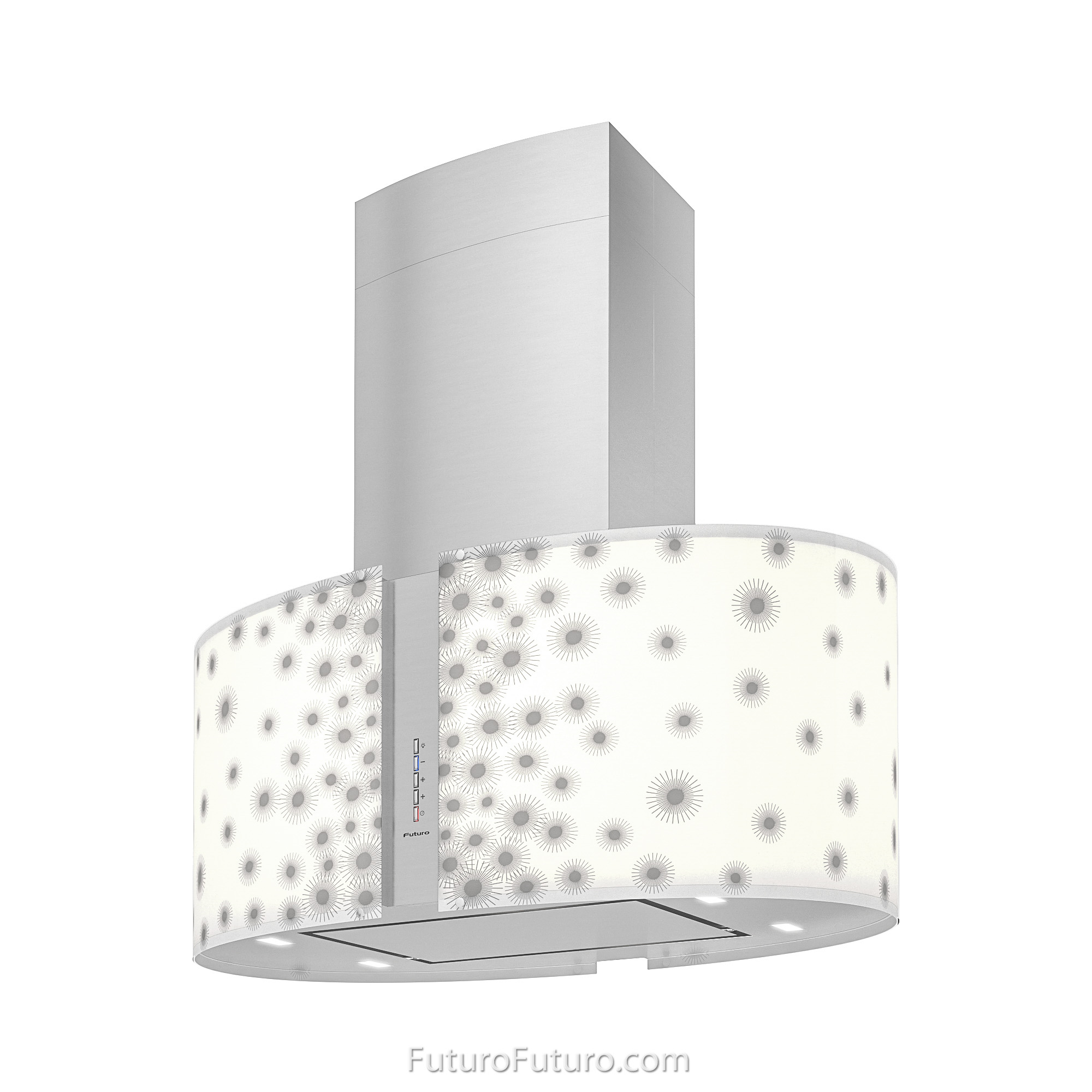 34″ Murano Orion LED Island Range Hood IS34MURORIONLED