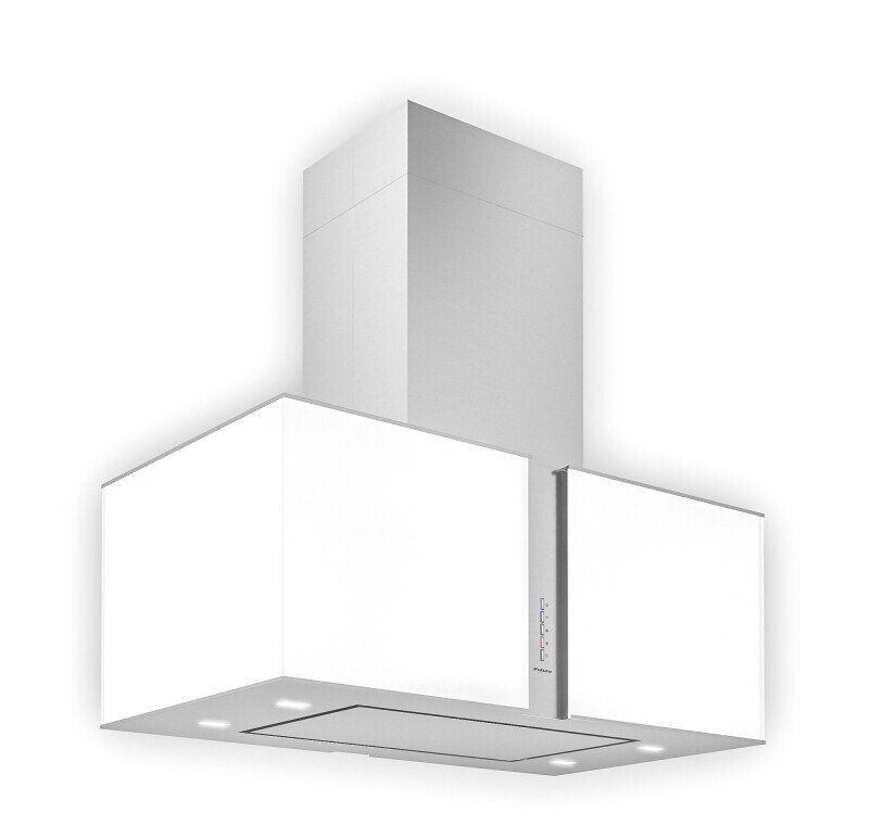 34″ Murano Snow LED Island Range Hood IS34MURSNOWLED
