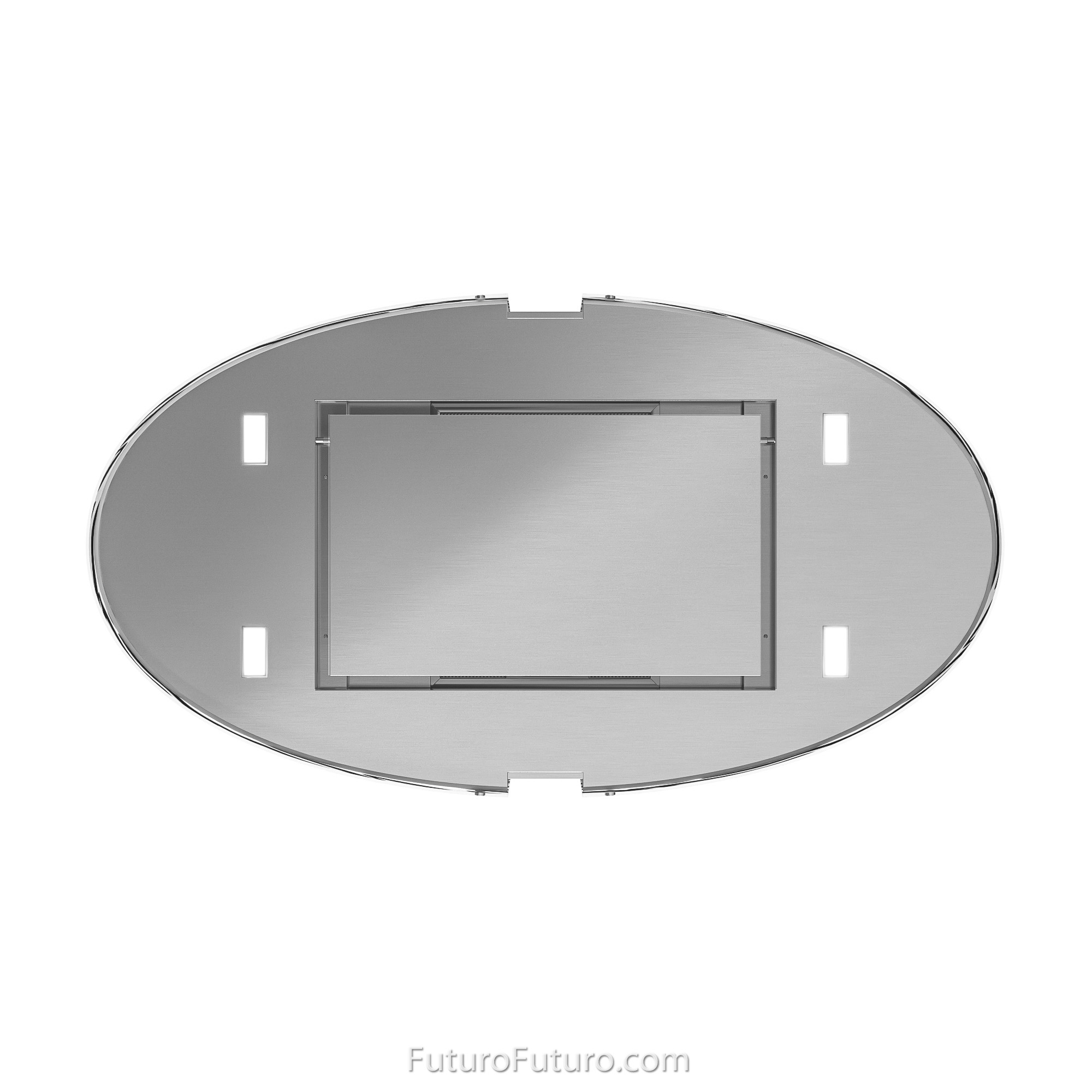 34″ Murano Zebra LED Island Range Hood IS34MURZEBRALED