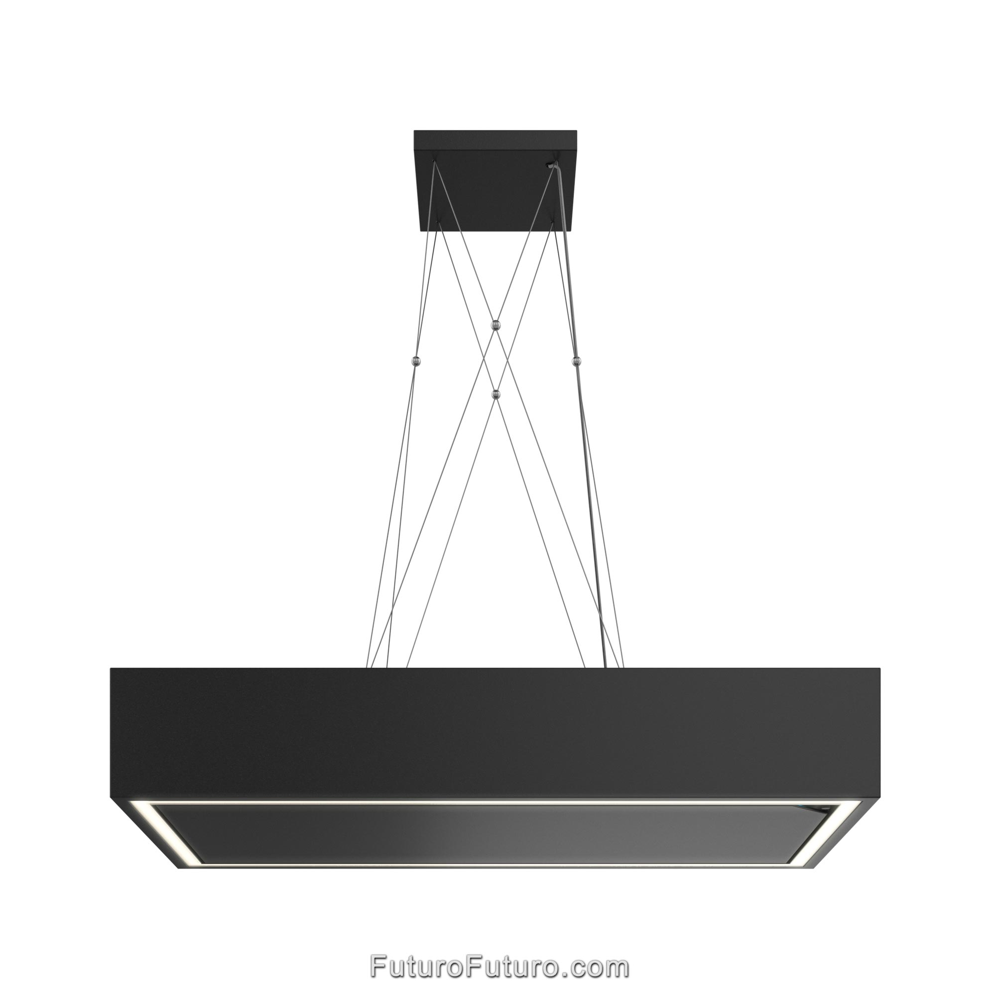 36″ Balance Black Island Range Hood IS36BALANCEBLK