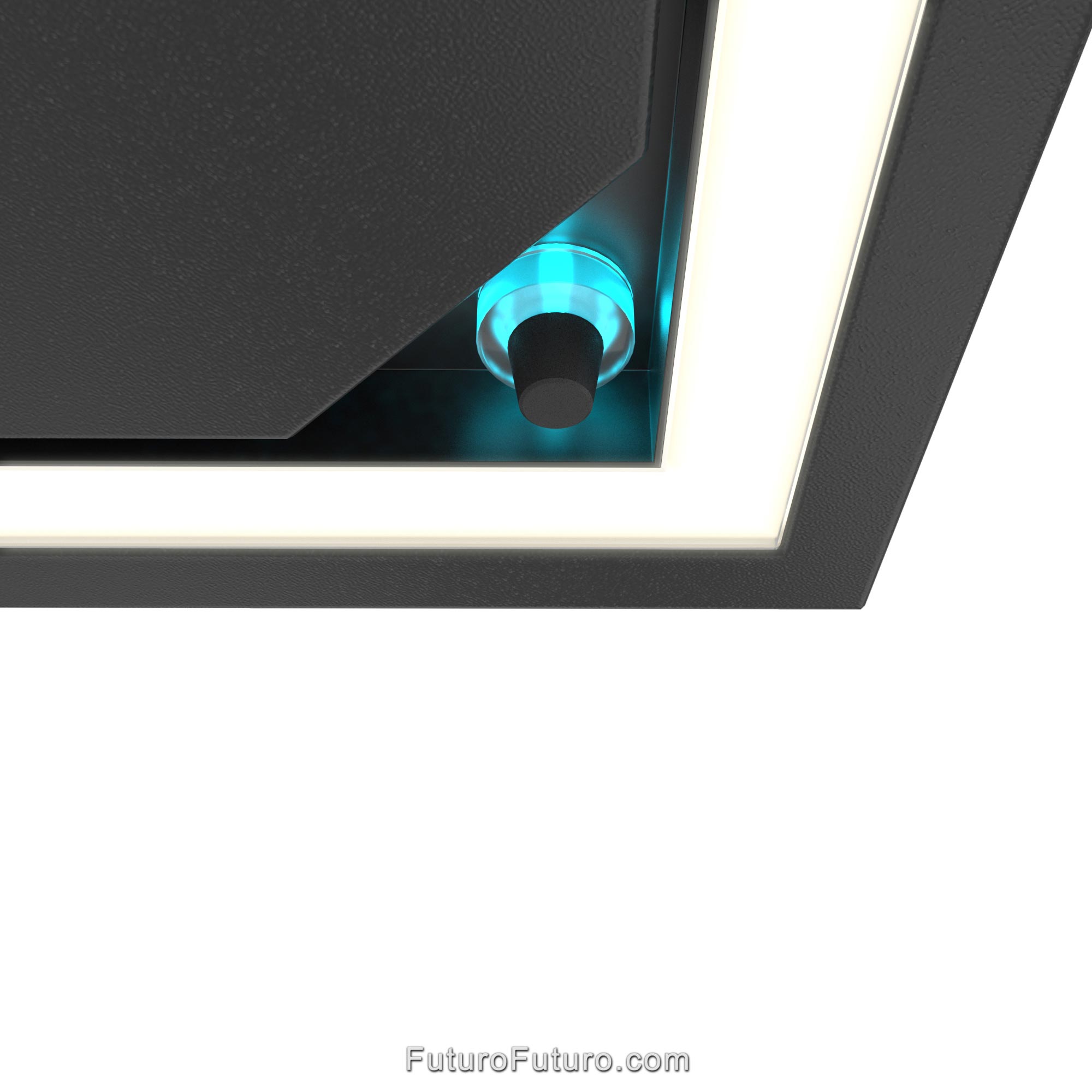 36″ Balance Black Island Range Hood IS36BALANCEBLK