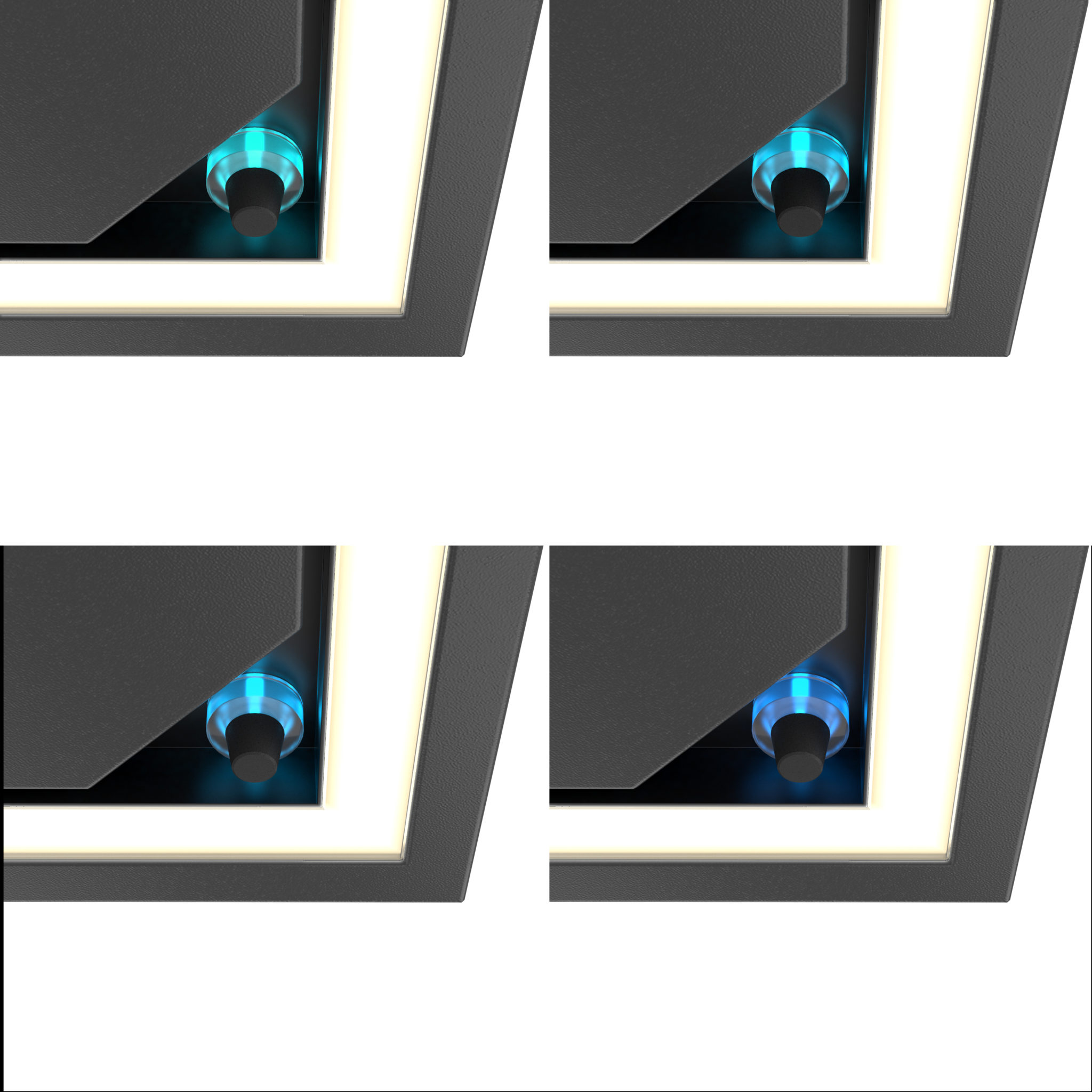 36″ Balance Black Island Range Hood IS36BALANCEBLK