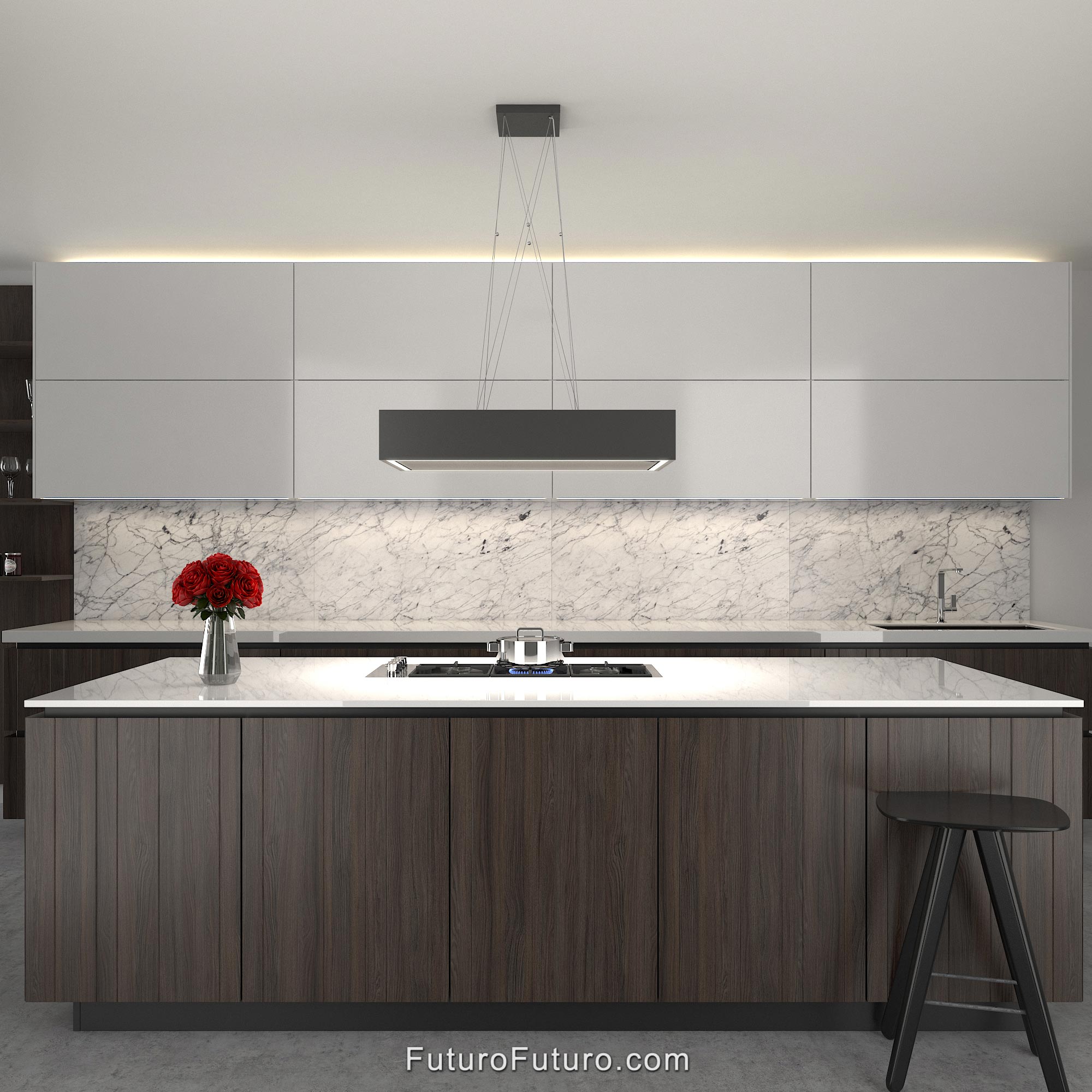 36″ Balance Charcoal Island Range Hood IS36BALANCECHR