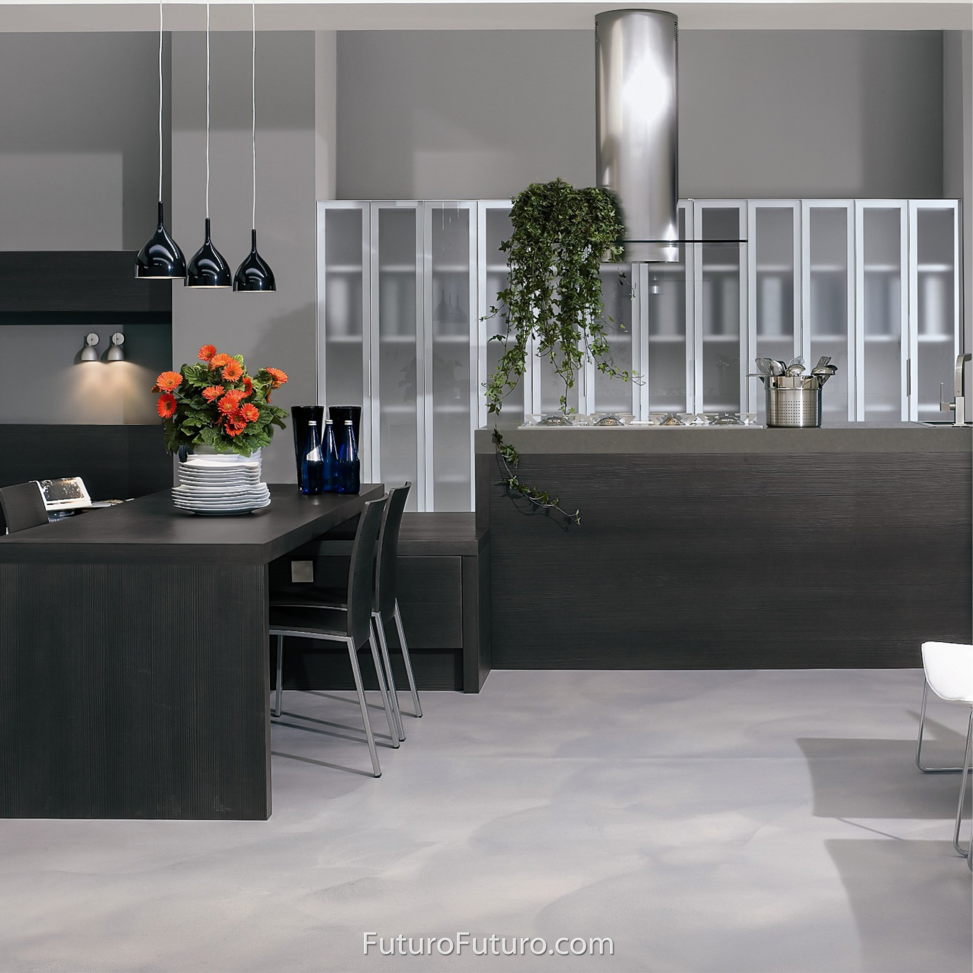 36″ Jupiter Glass Island Range Hood IS36JUPITERGLS