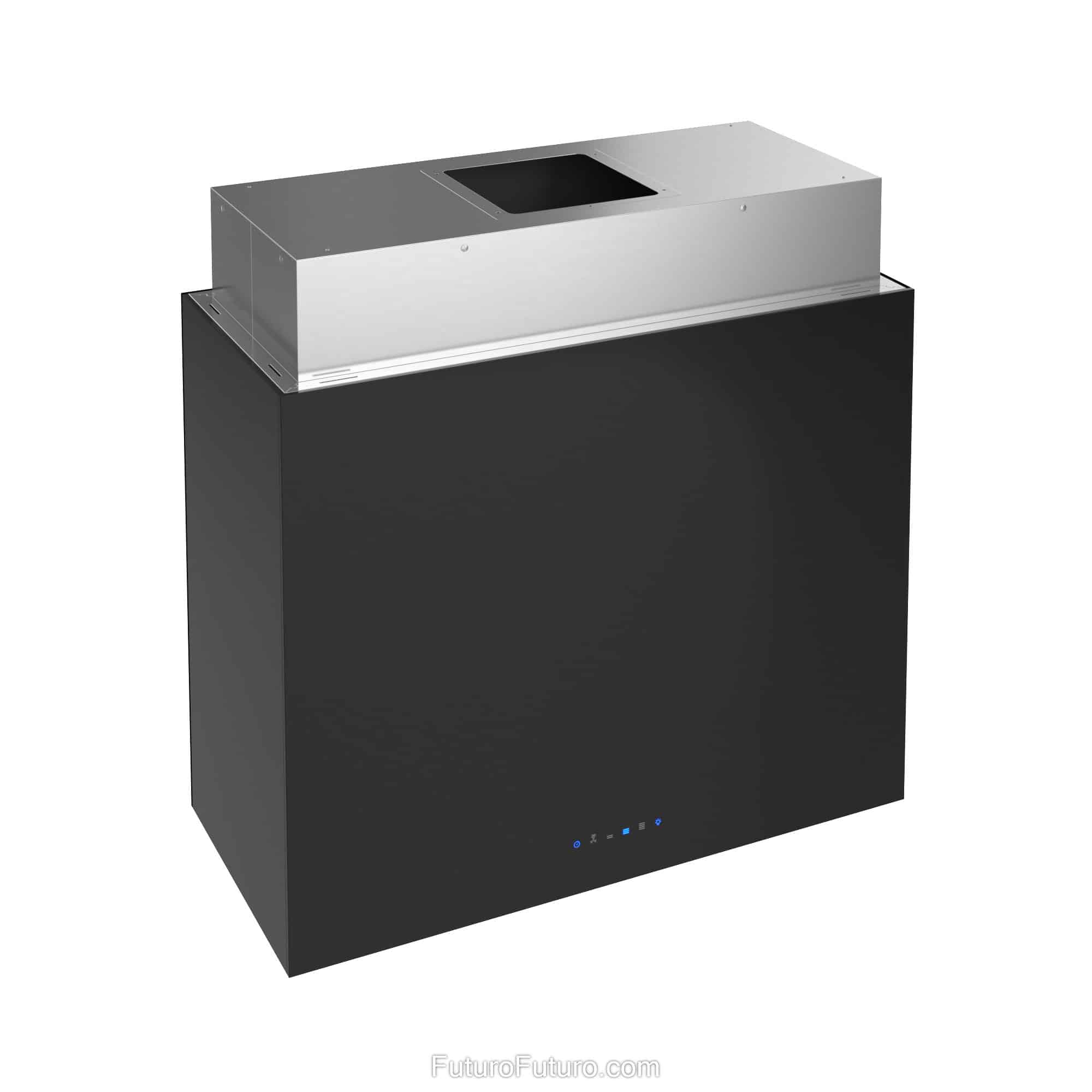 36″ Lombardy Black Island Range Hood IS36LOMBARDYBLK