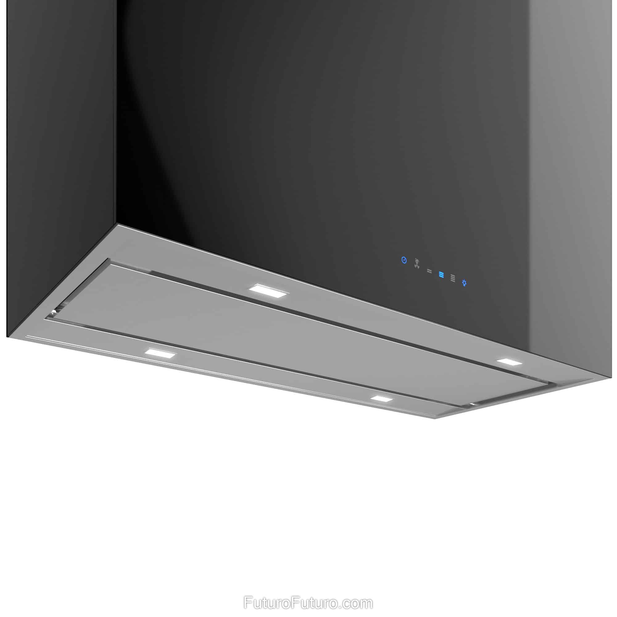 36″ Lombardy Black Island Range Hood IS36LOMBARDYBLK