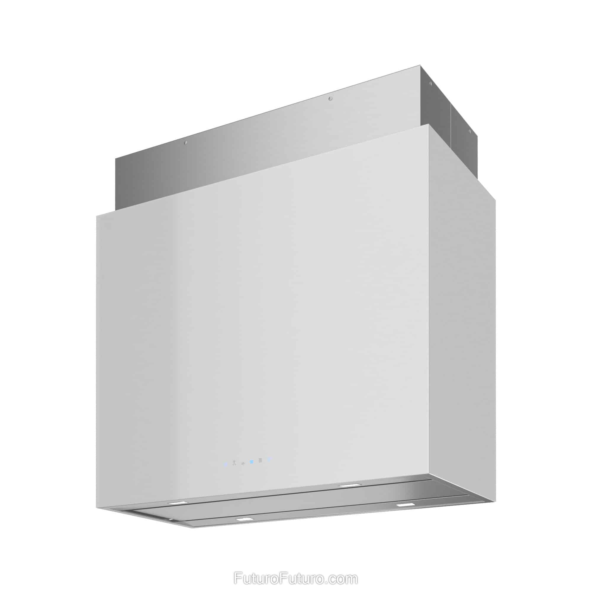 36″ Lombardy White Island Range Hood IS36LOMBARDYWHT