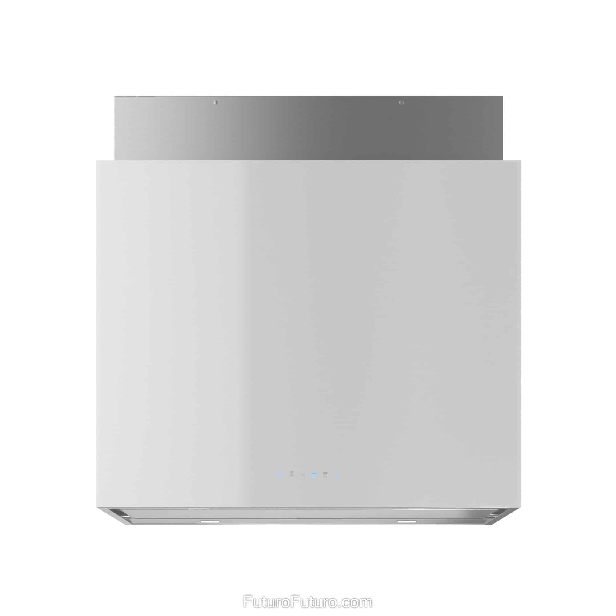 36″ Lombardy White Island Range Hood IS36LOMBARDYWHT