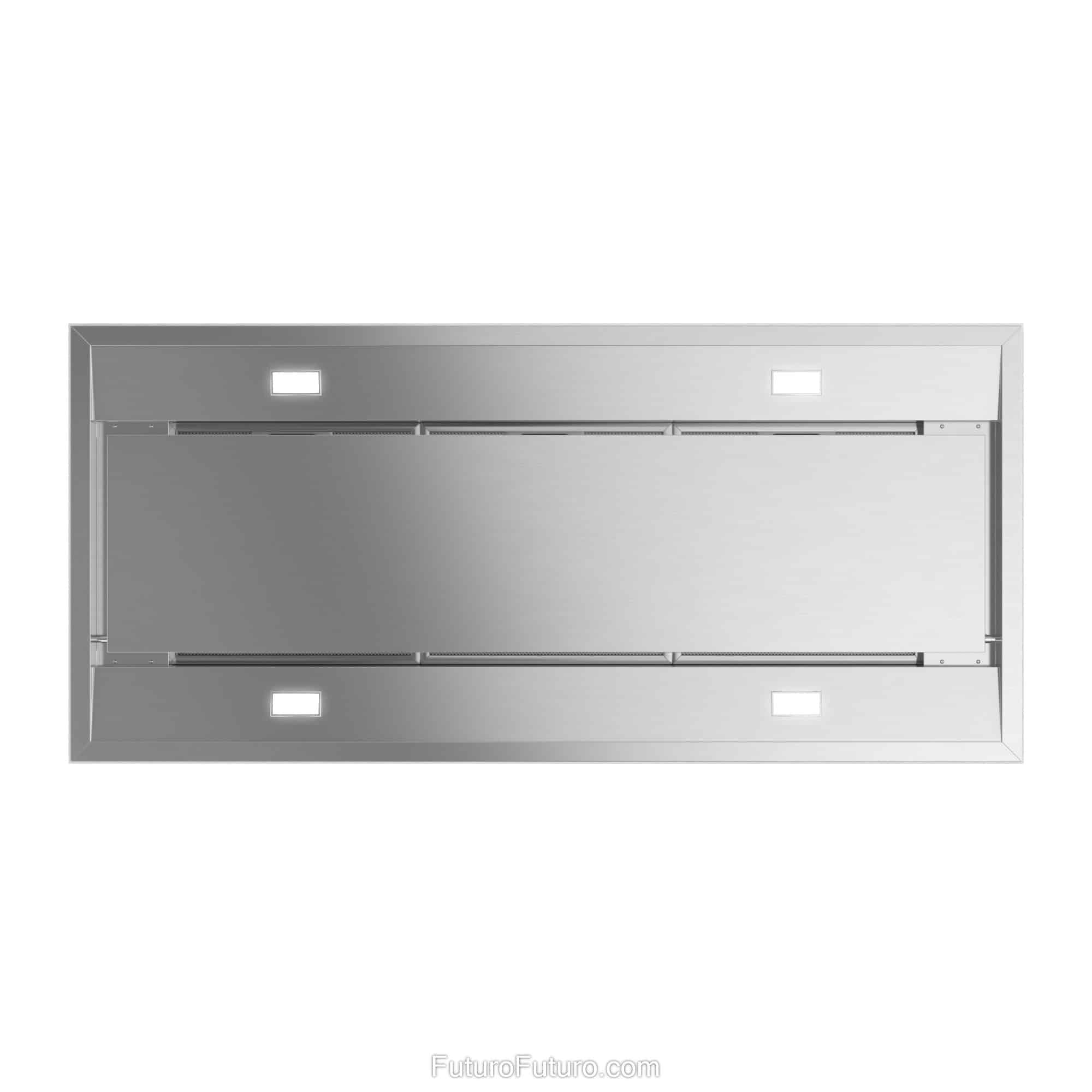 36″ Lombardy White Island Range Hood IS36LOMBARDYWHT