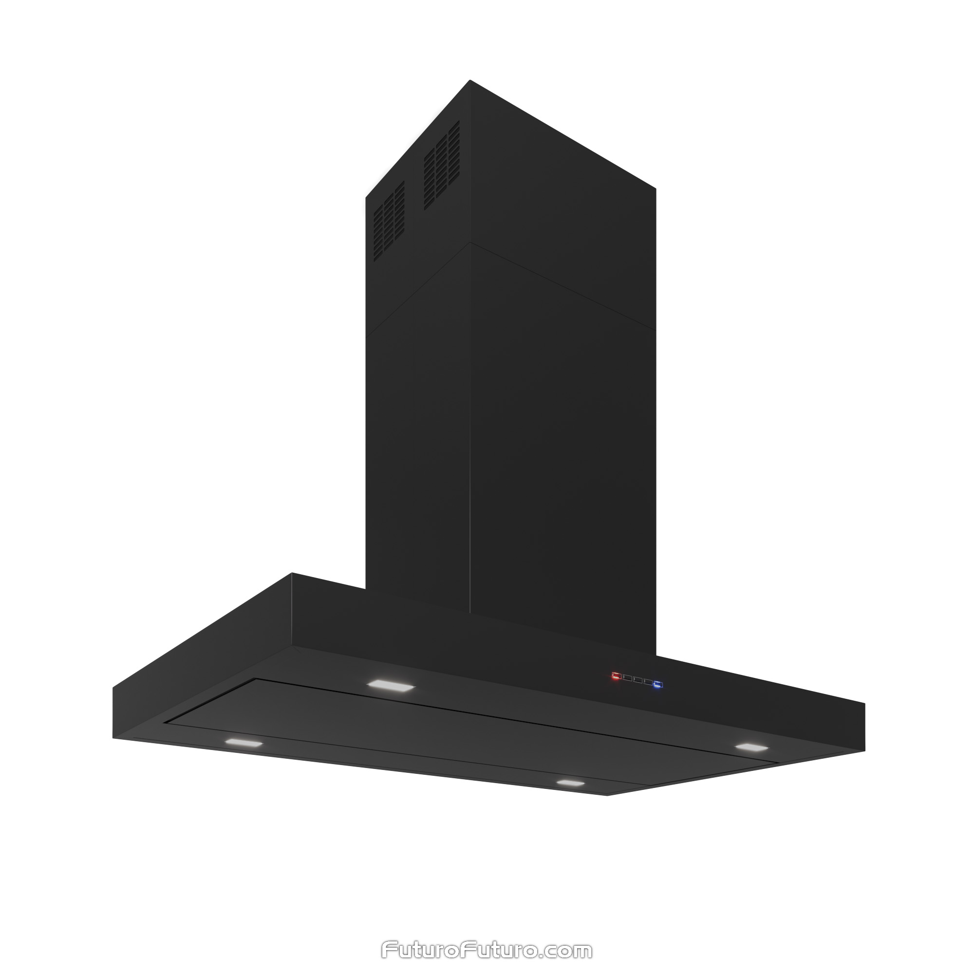 36″ Positano Black Island Range Hood IS36POSITANOBLK