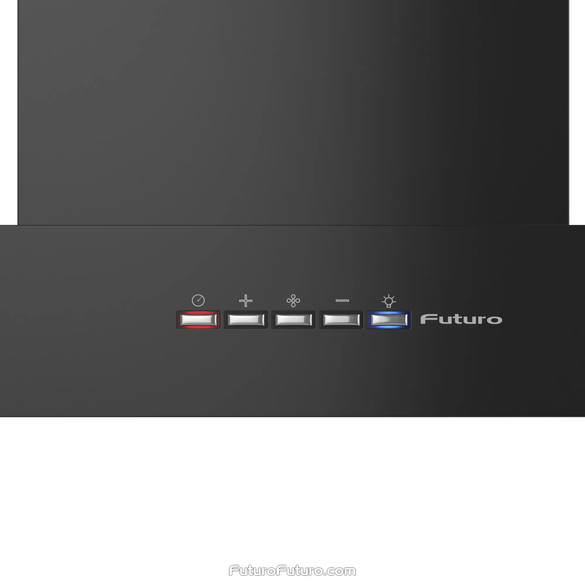 36″ Positano Black Island Range Hood IS36POSITANOBLK