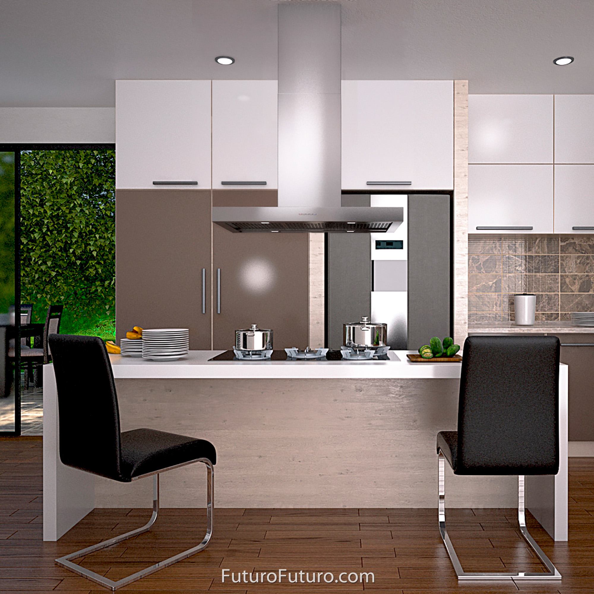 36″ Positano Island Range Hood IS36POSITANO