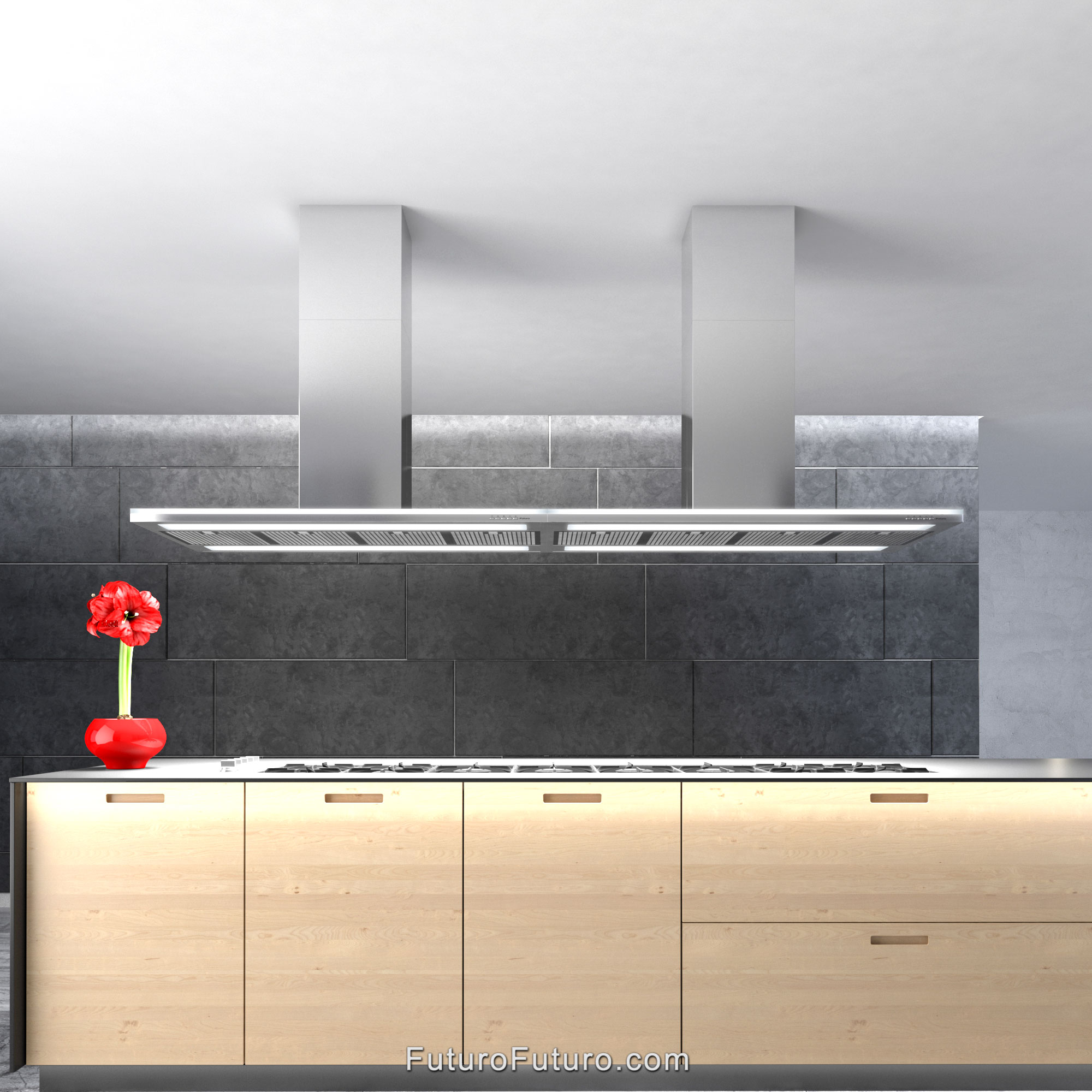 36″ Streamline Island Range Hood IS36STREAMLINEWHT