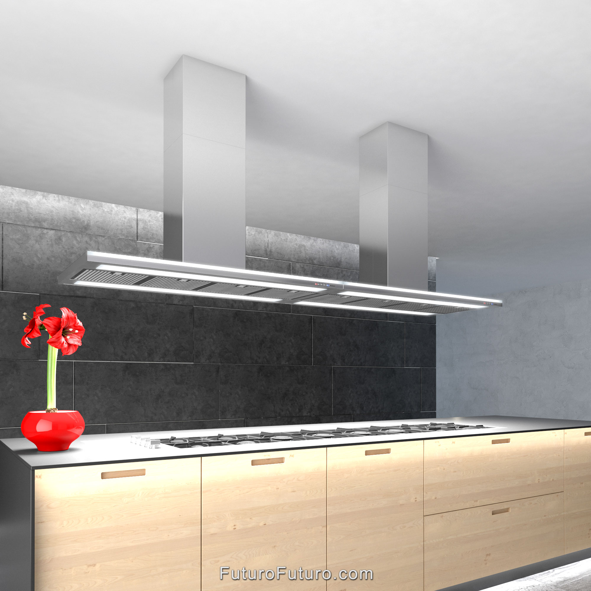 36″ Streamline Island Range Hood IS36STREAMLINEWHT