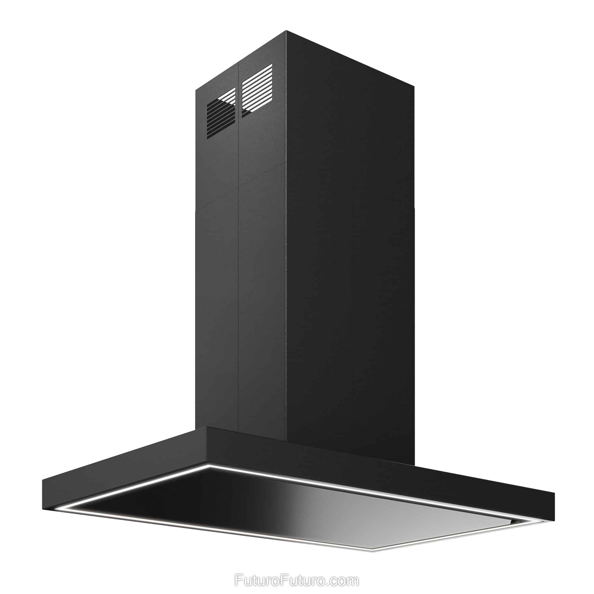 36″ Turo Black Island Range Hood IS36TUROBLK
