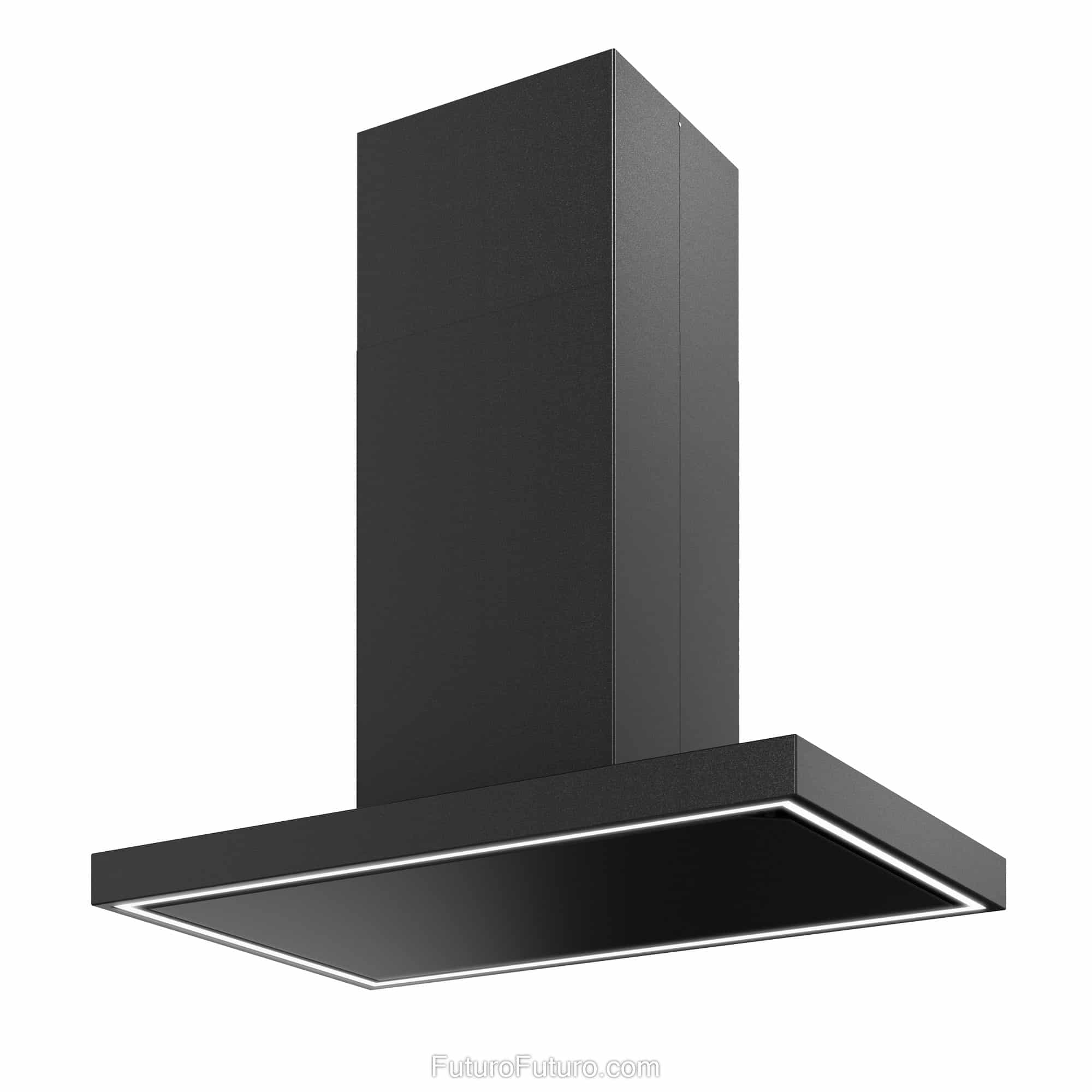36″ Turo Black Island Range Hood IS36TUROBLK