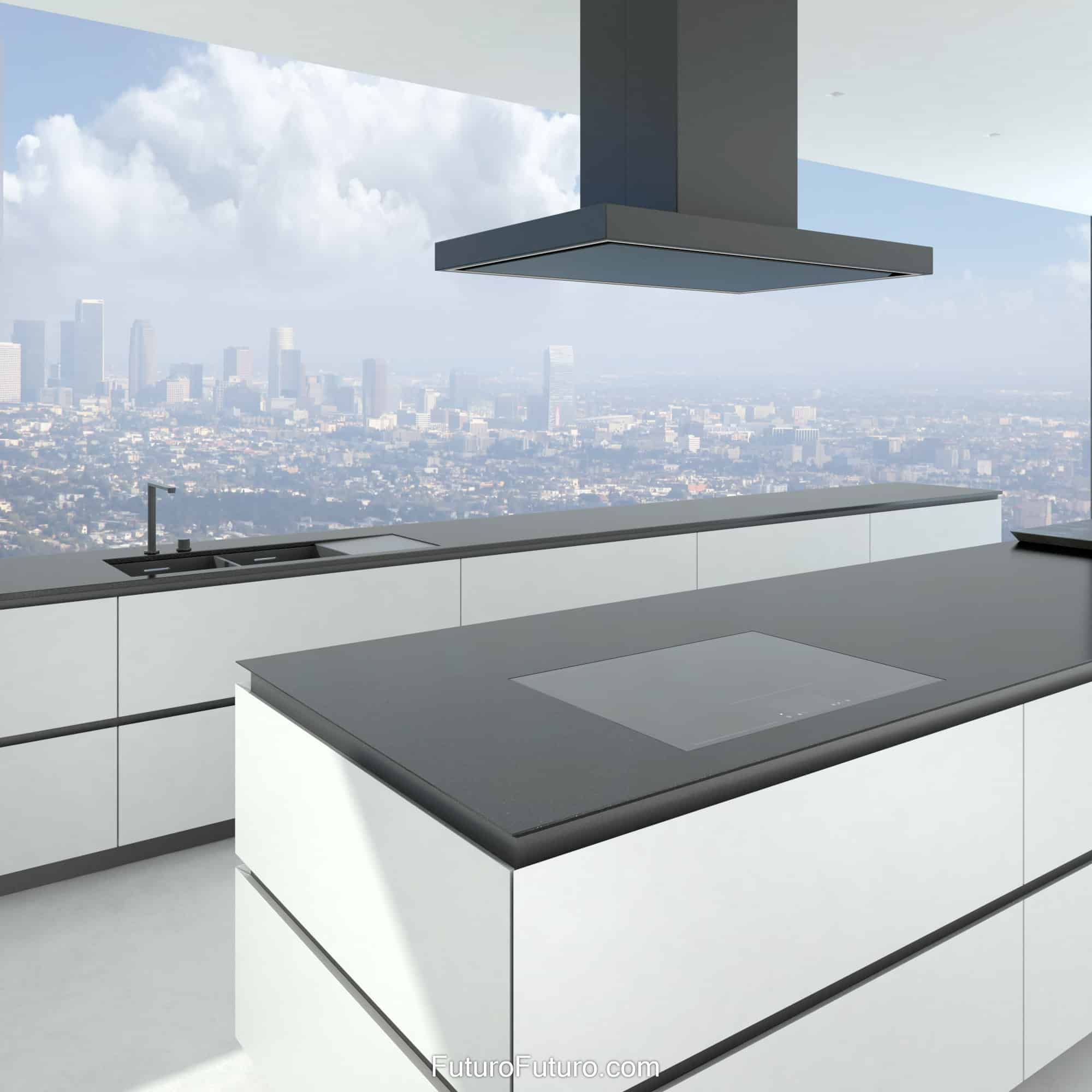 36″ Turo Black Island Range Hood IS36TUROBLK