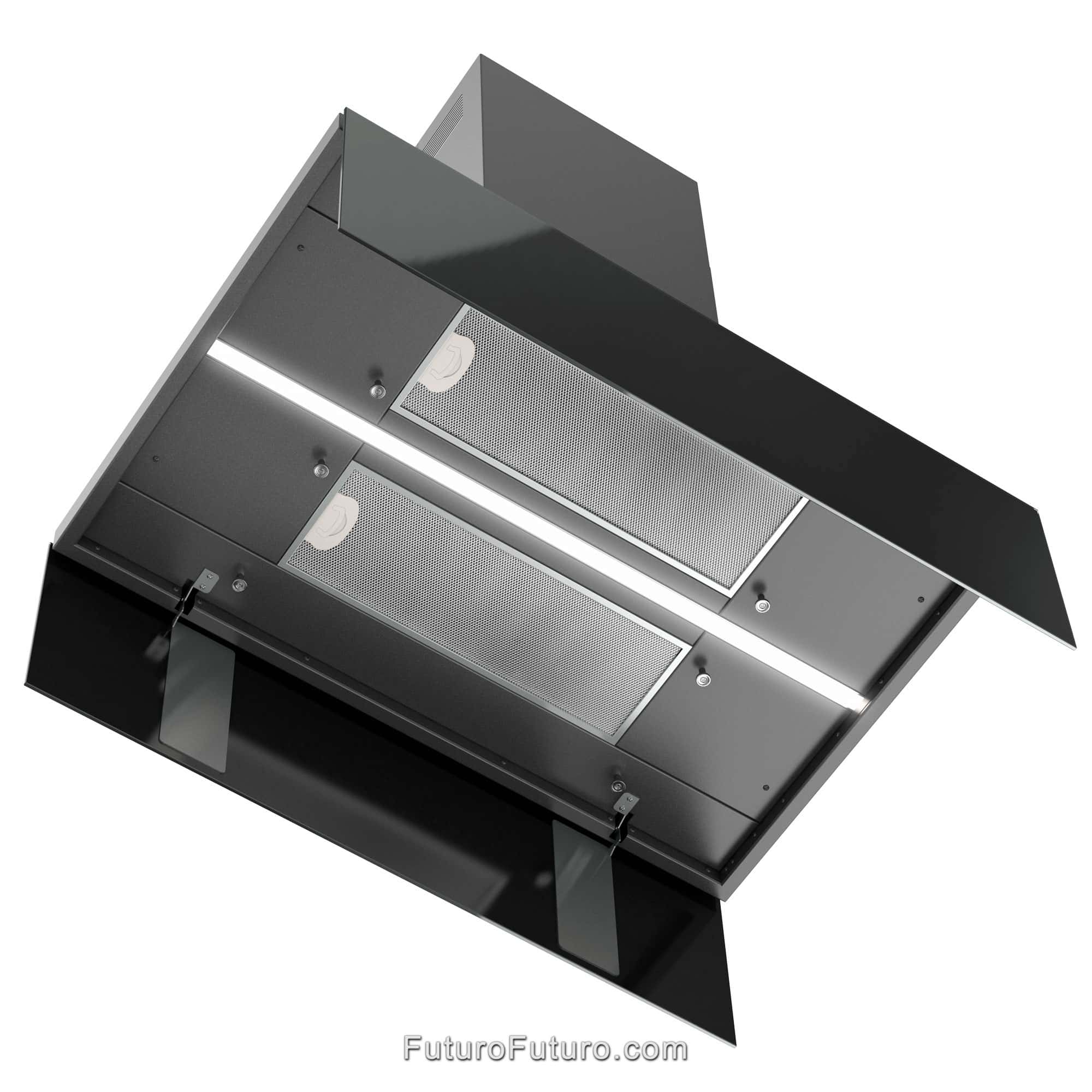 36″ Viale Black Island Range Hood IS36VIALEBLK