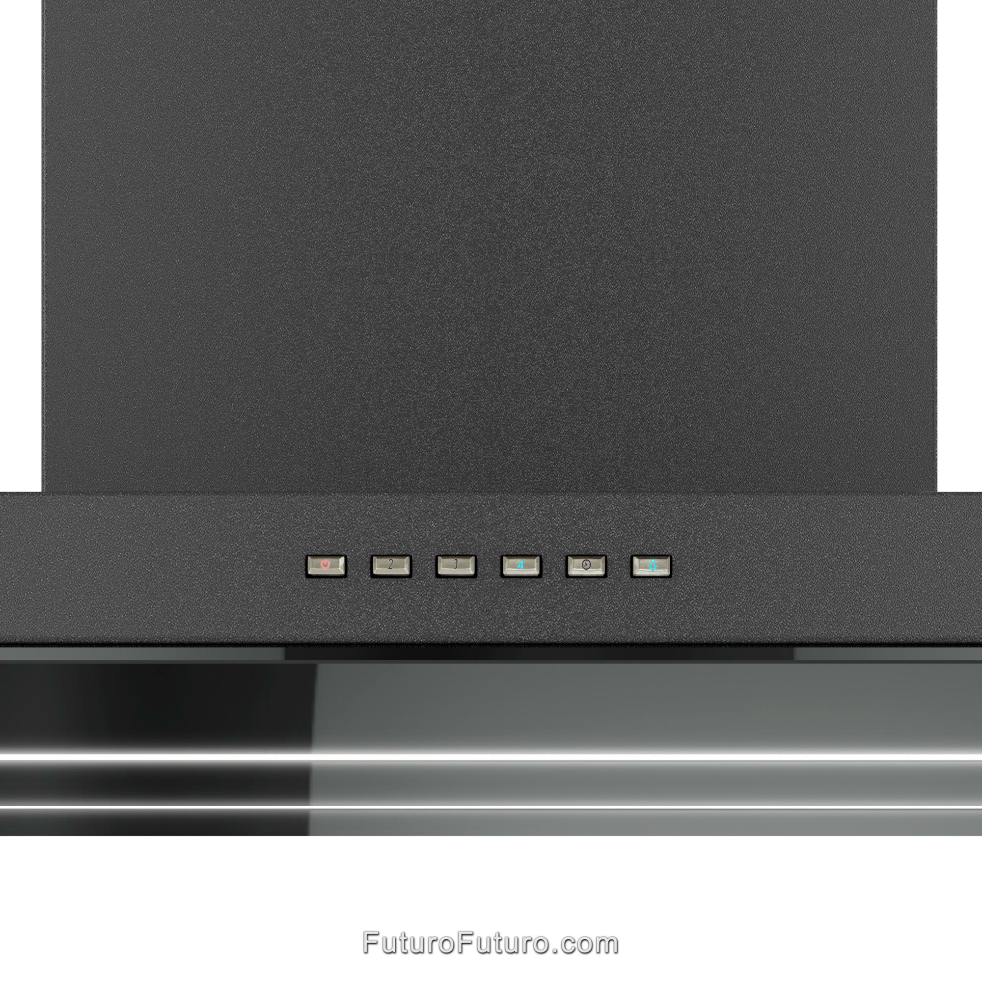 36″ Viale Black Island Range Hood IS36VIALEBLK