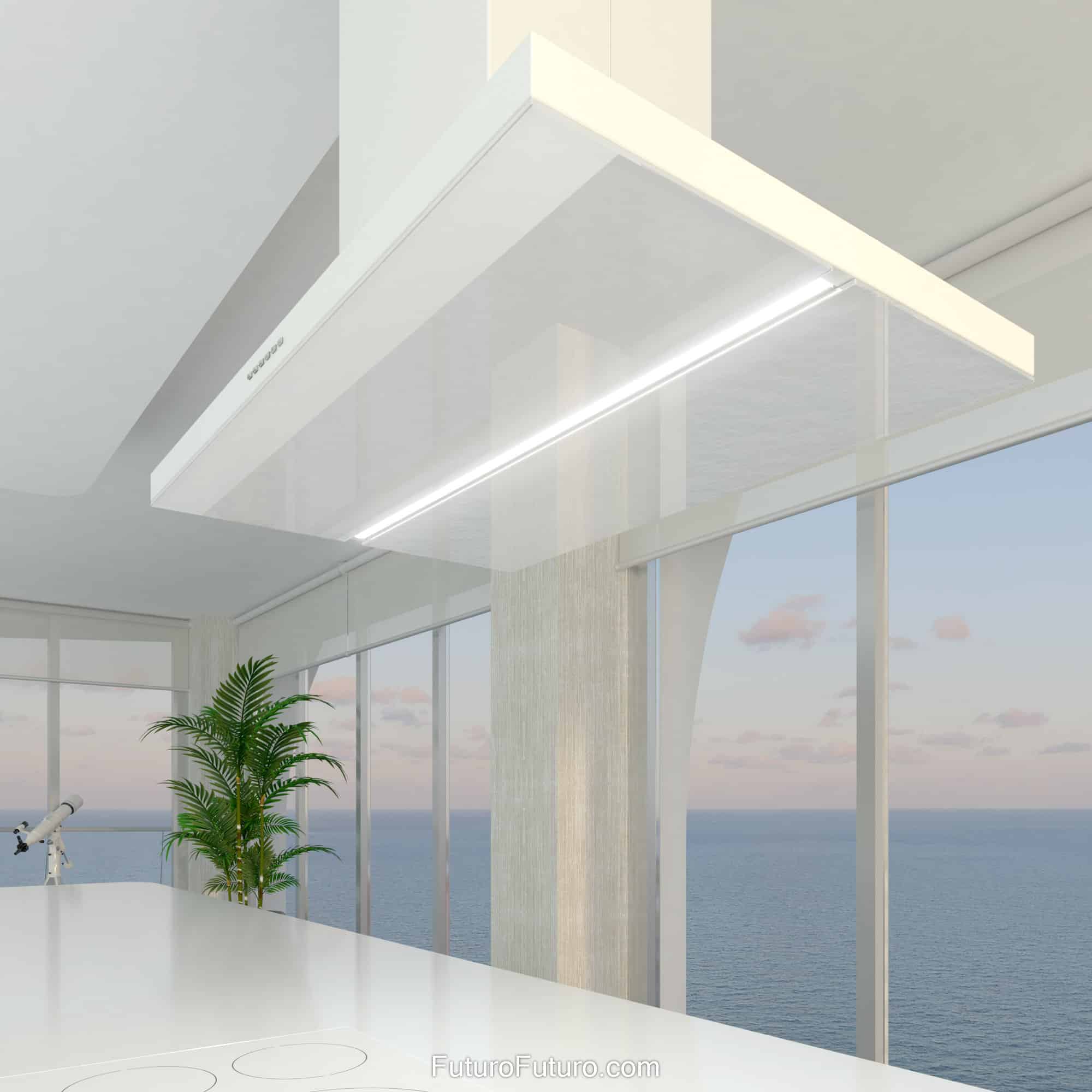 36″ Viale White Island Range Hood IS36VIALEWHT