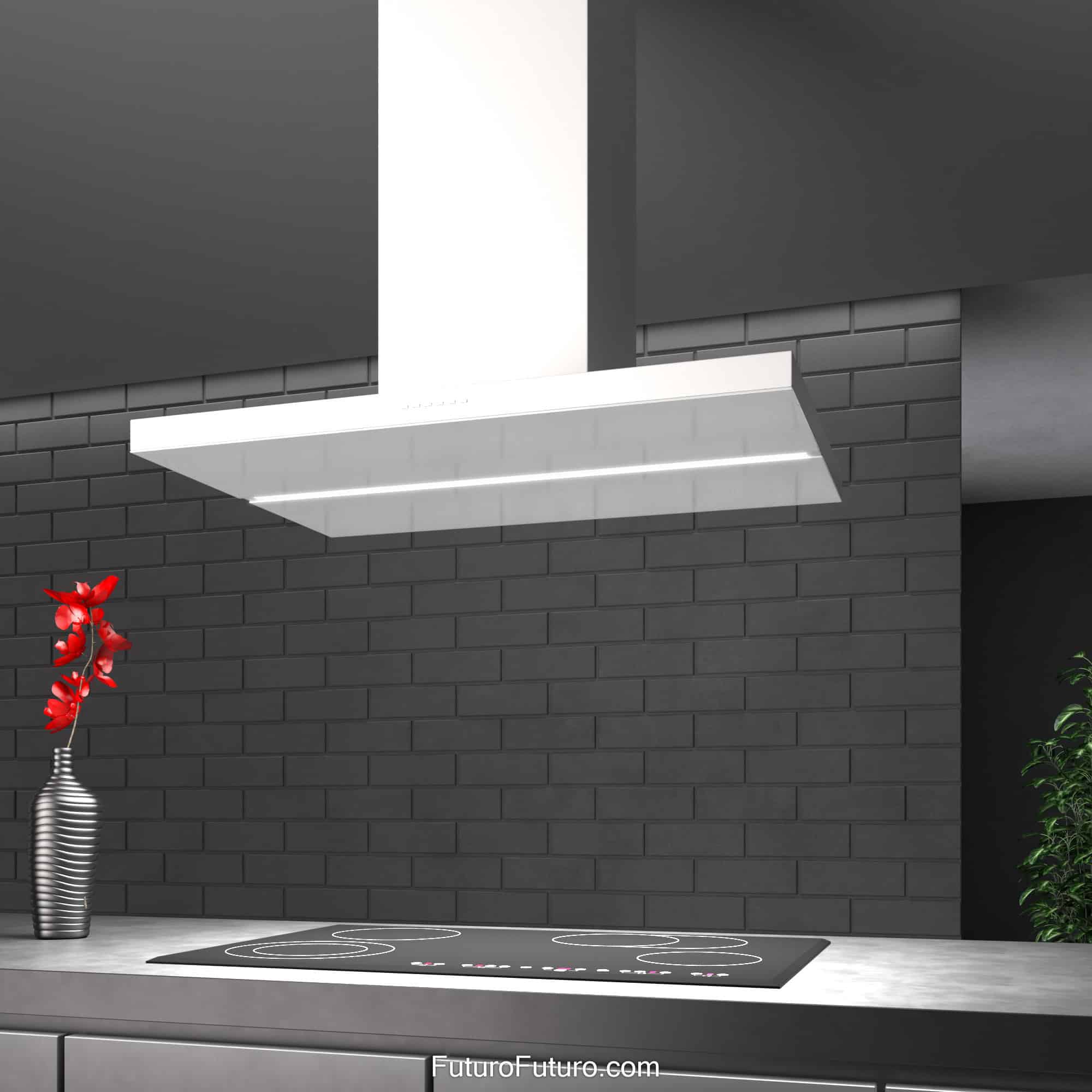 36″ Viale White Island Range Hood IS36VIALEWHT