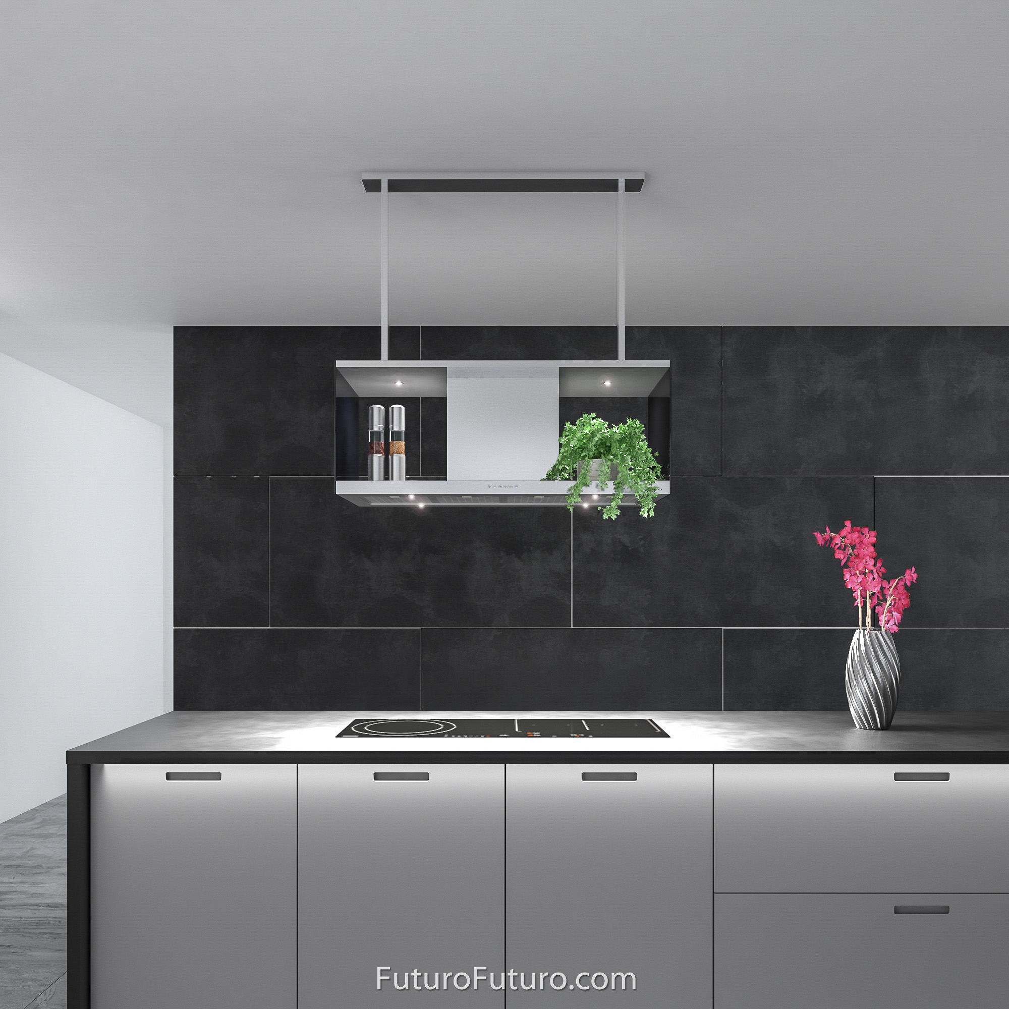 40″ Recano Island Range Hood IS40RECANO