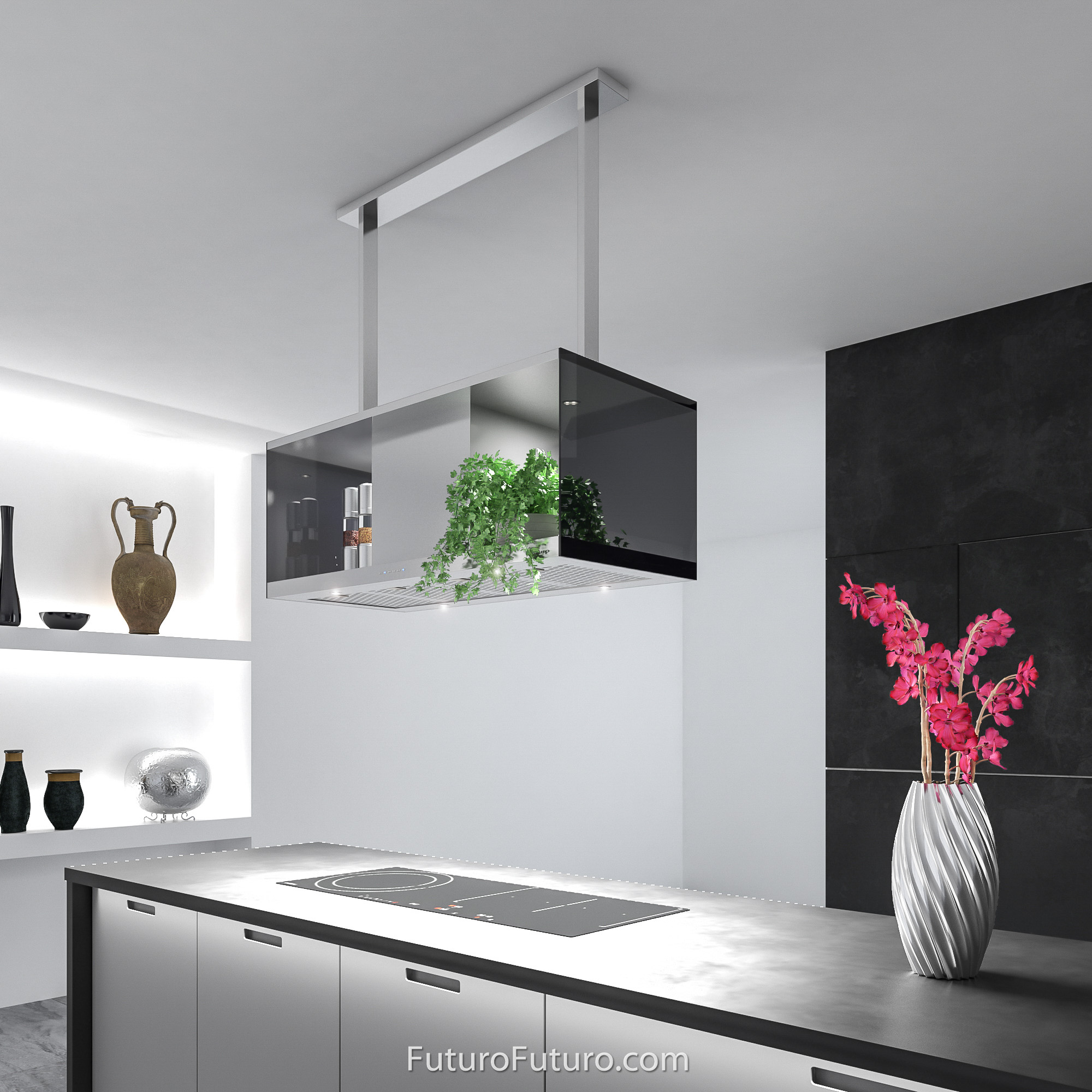 40″ Recano Island Range Hood IS40RECANO