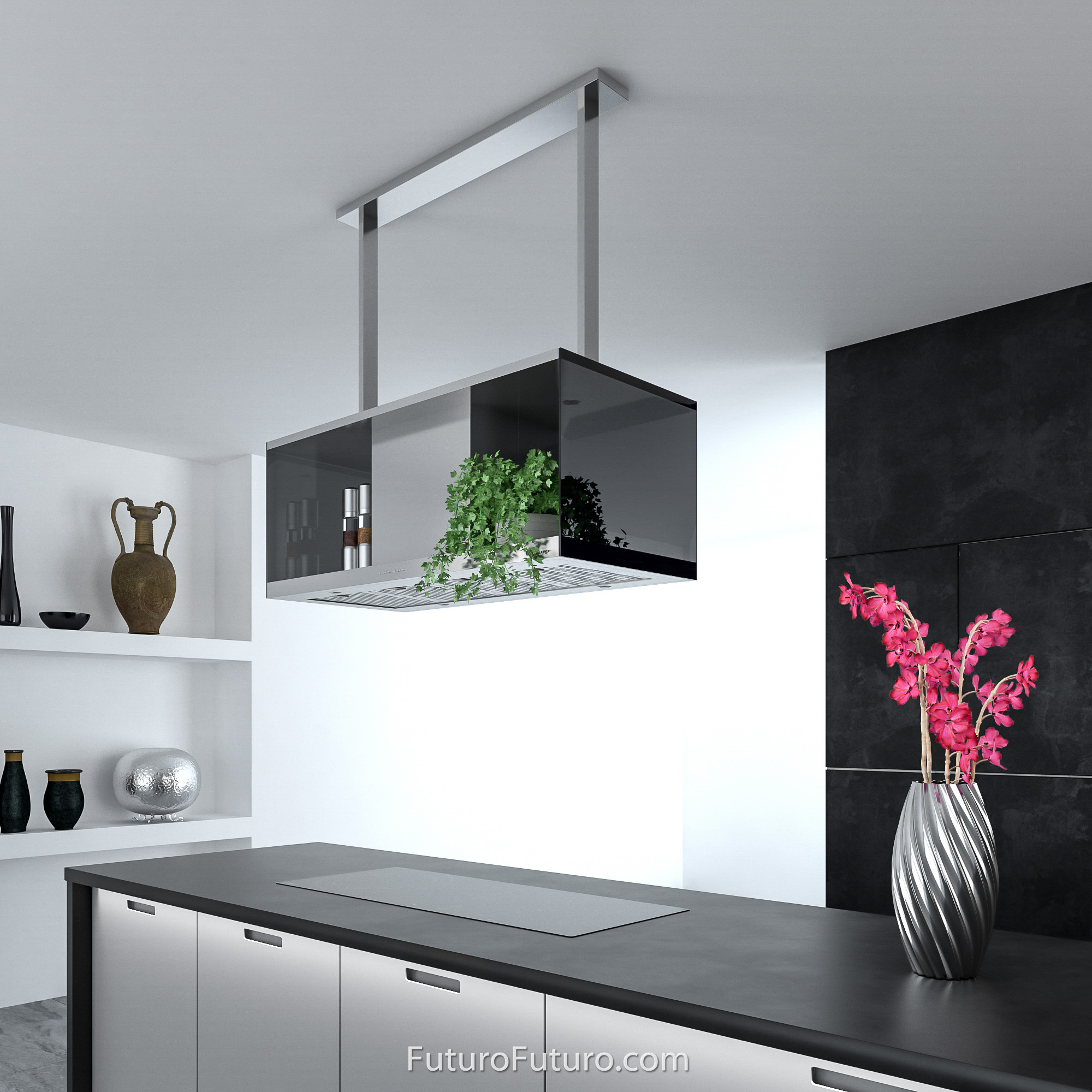 40″ Recano Island Range Hood IS40RECANO
