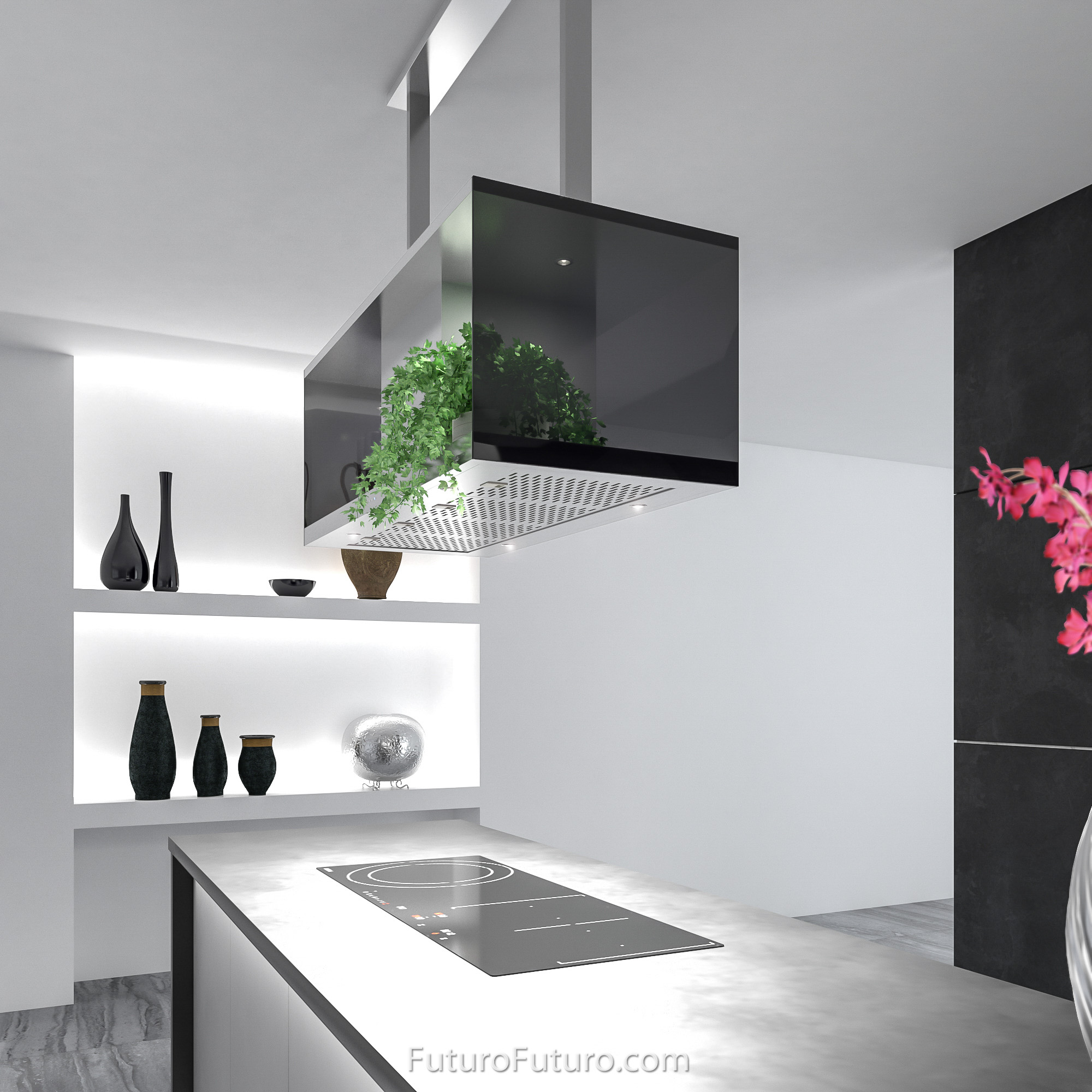 40″ Recano Island Range Hood IS40RECANO