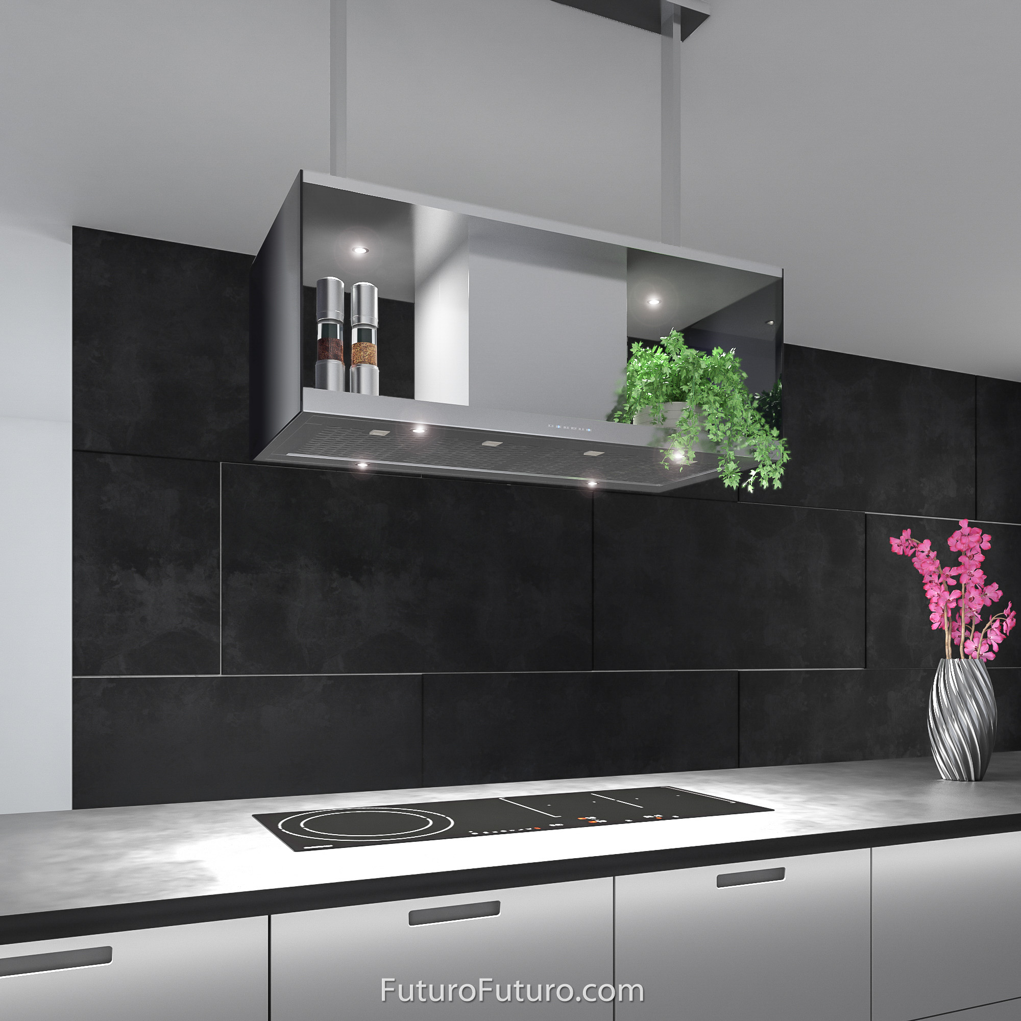 40″ Recano Island Range Hood IS40RECANO