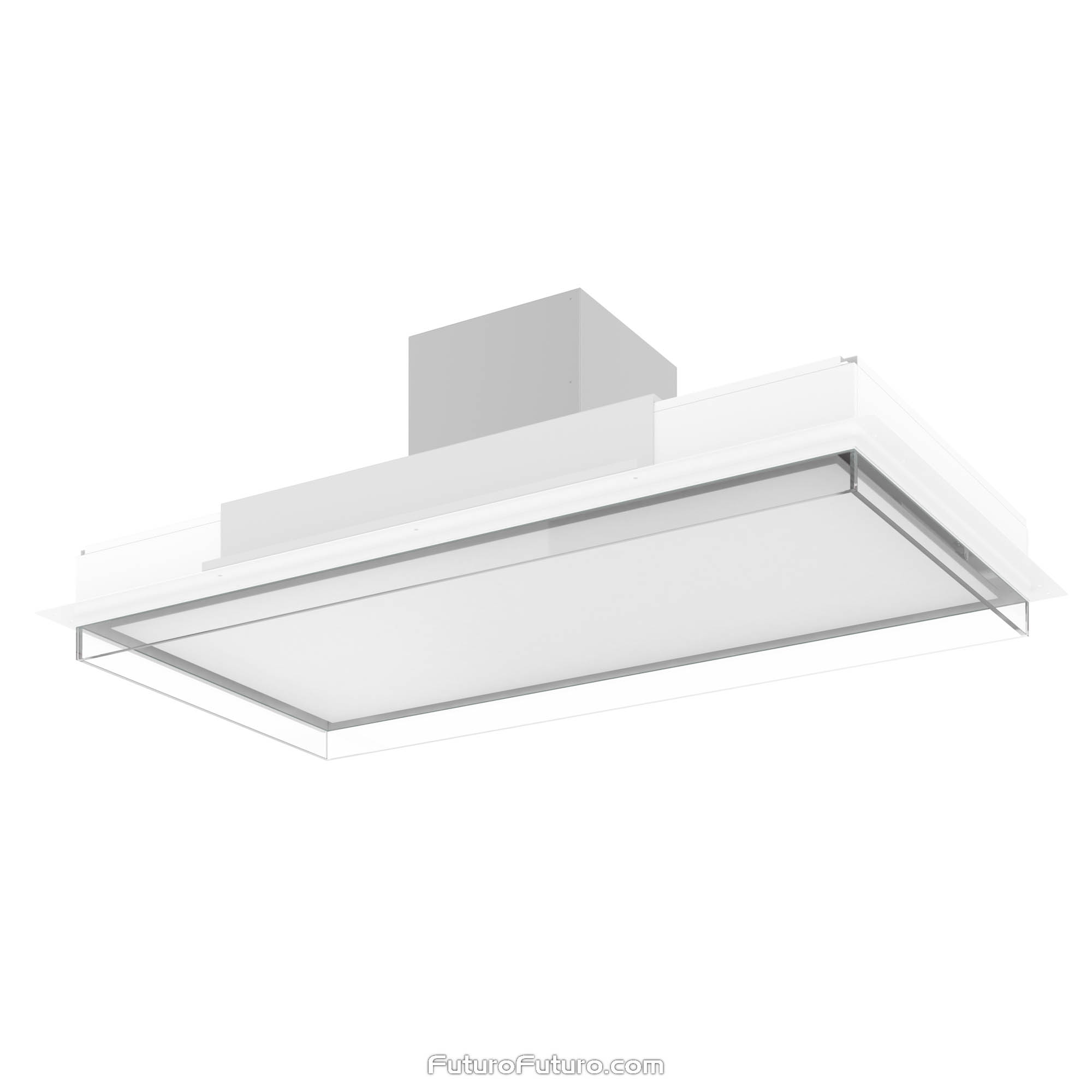 48″ Alina White Ceiling/Soffit Range Hood IS48ALINAWHT