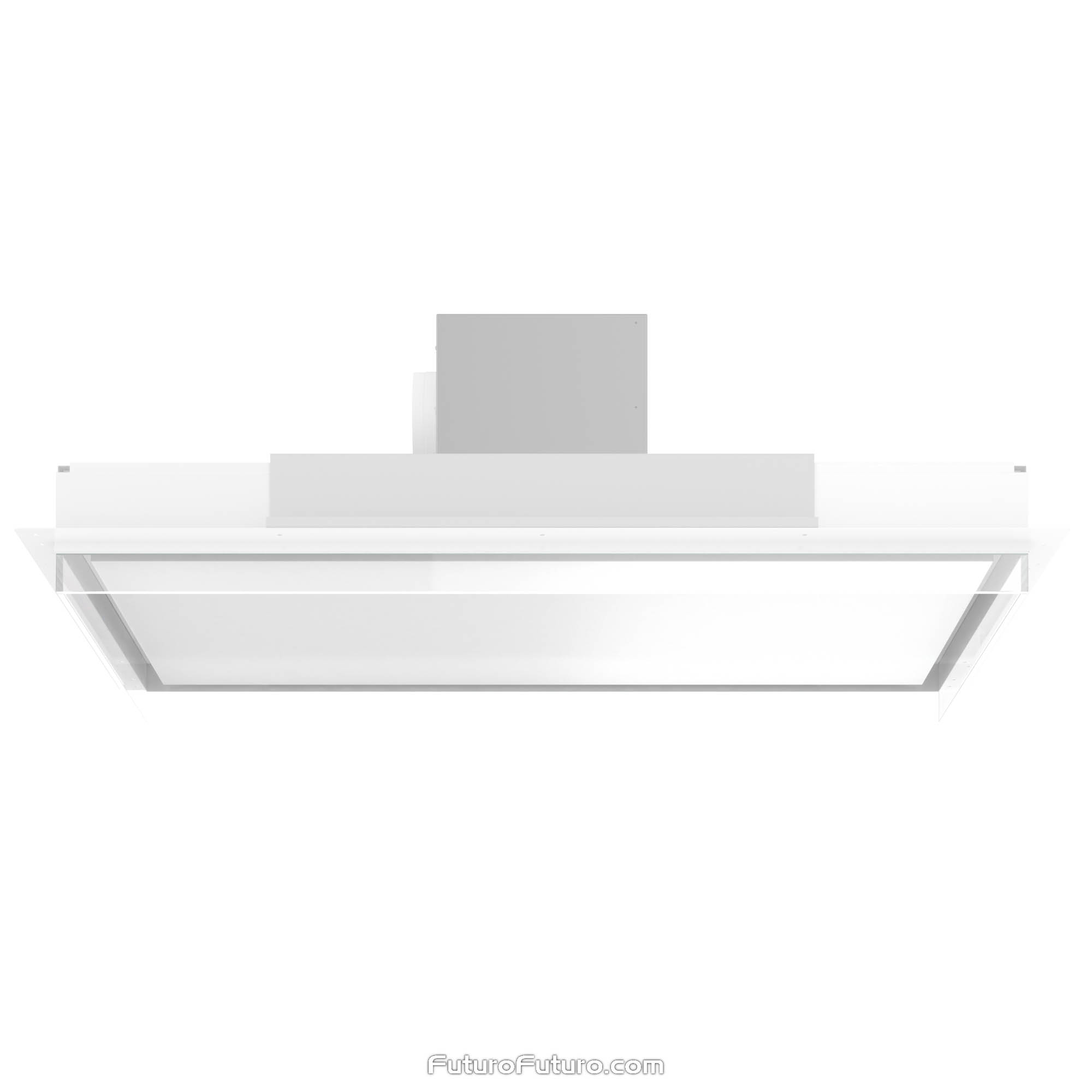 48″ Alina White Ceiling/Soffit Range Hood IS48ALINAWHT