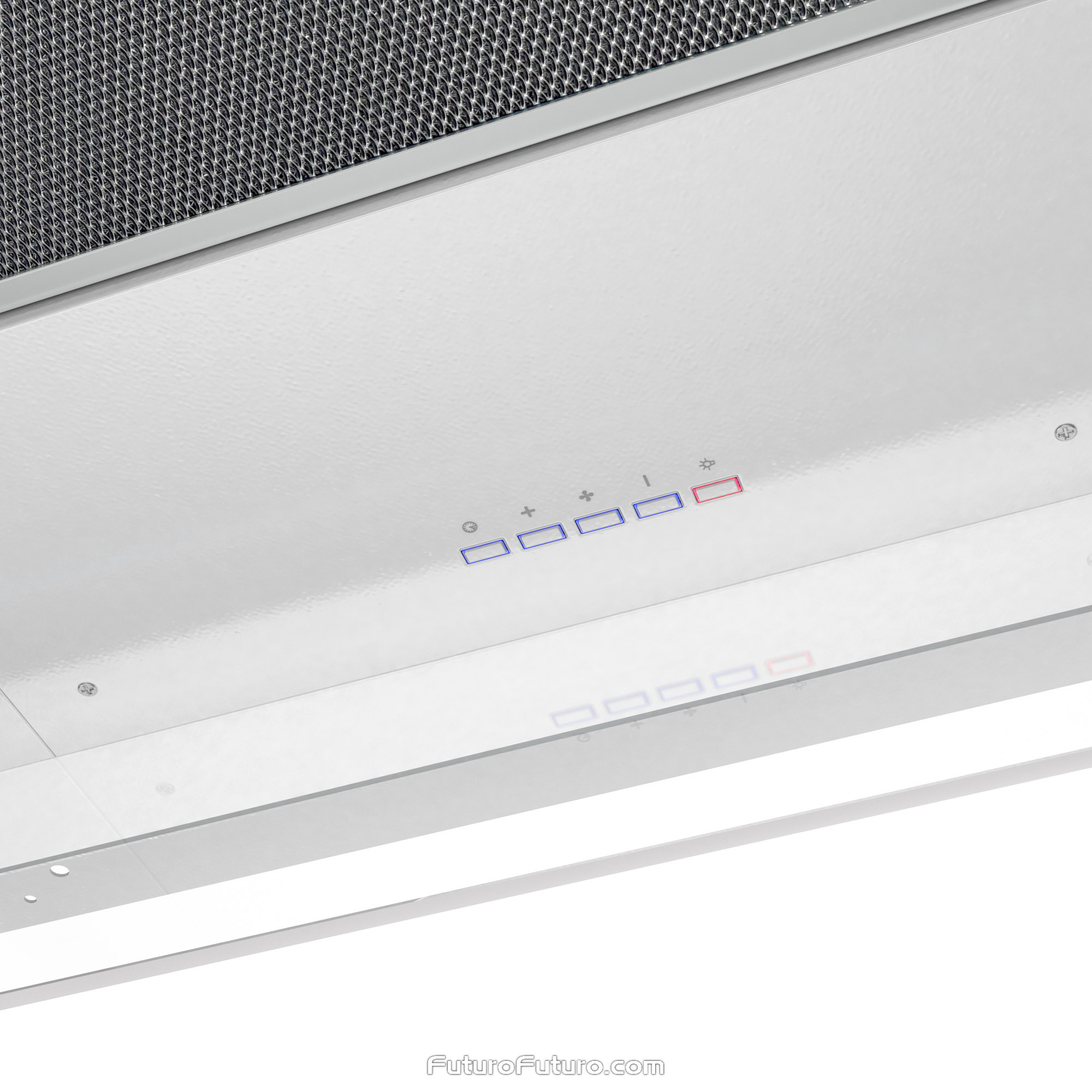 48″ Alina White Ceiling/Soffit Range Hood IS48ALINAWHT