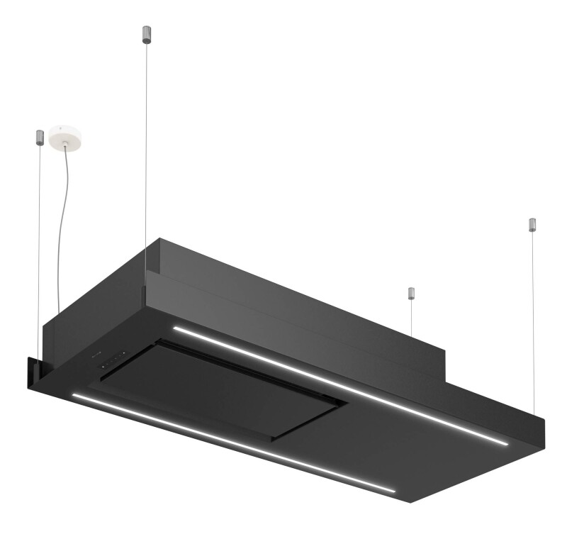 48″ Horizon Black Island Range Hood IS48HORIZONBLK