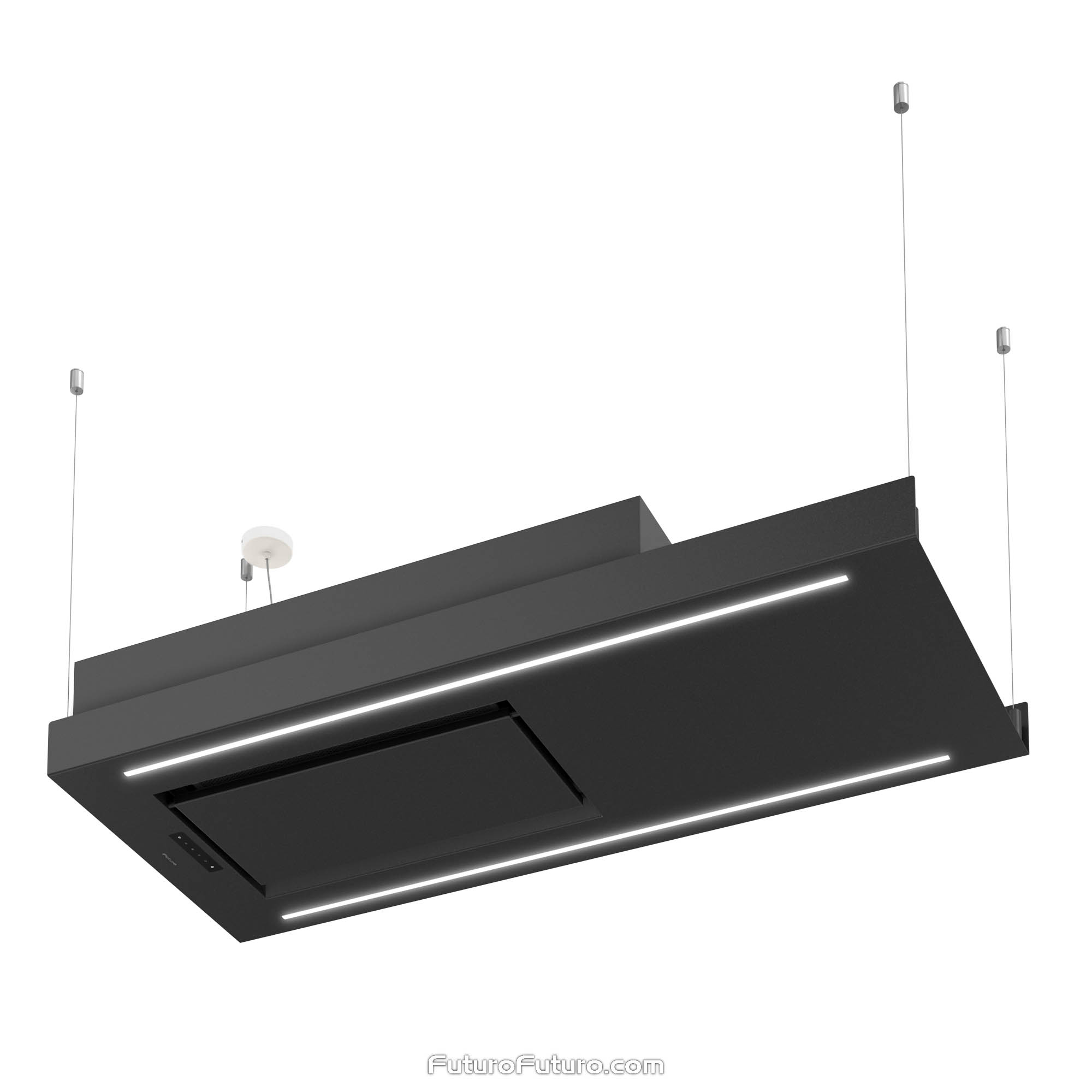48″ Horizon Black Island Range Hood IS48HORIZONBLK