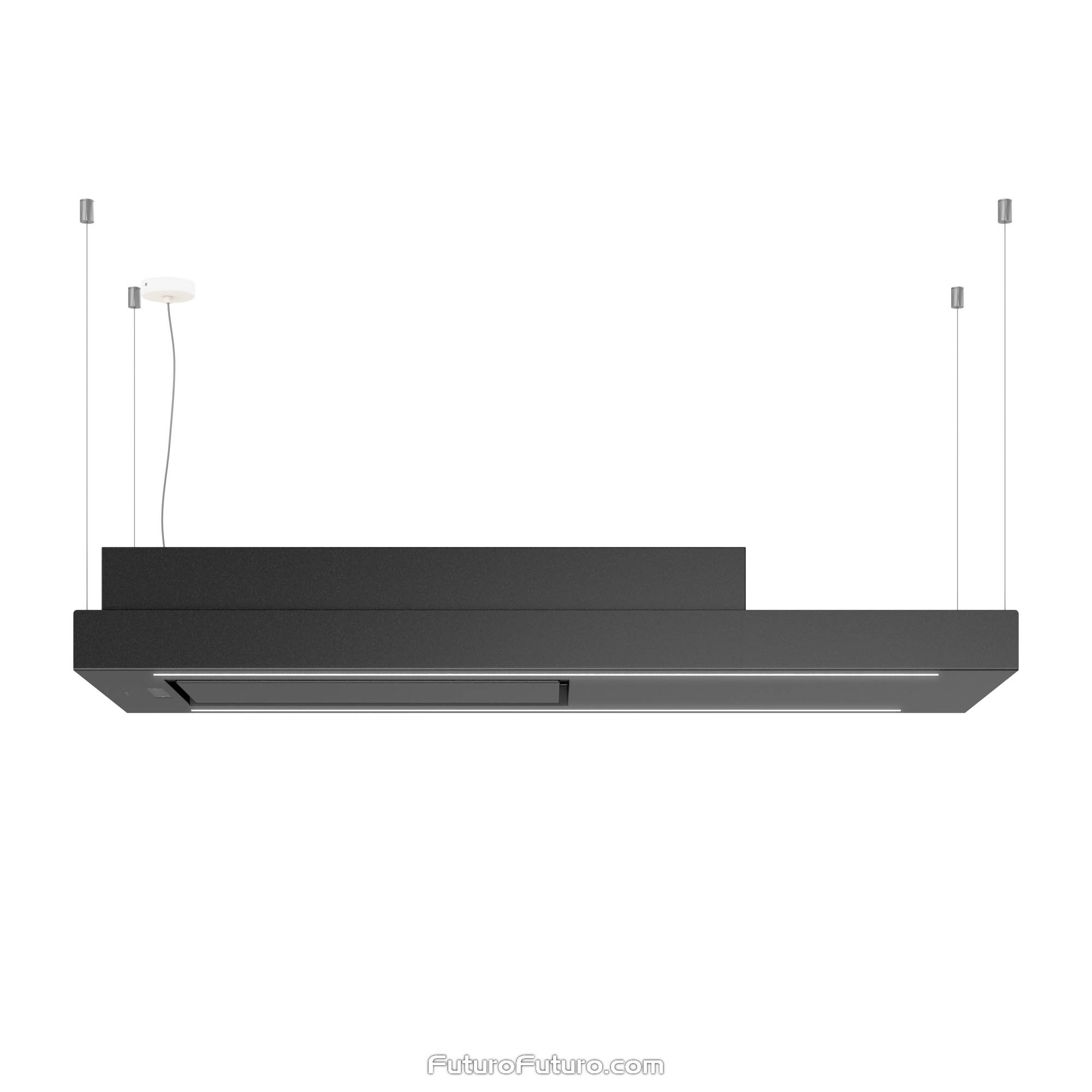 48″ Horizon Black Island Range Hood IS48HORIZONBLK