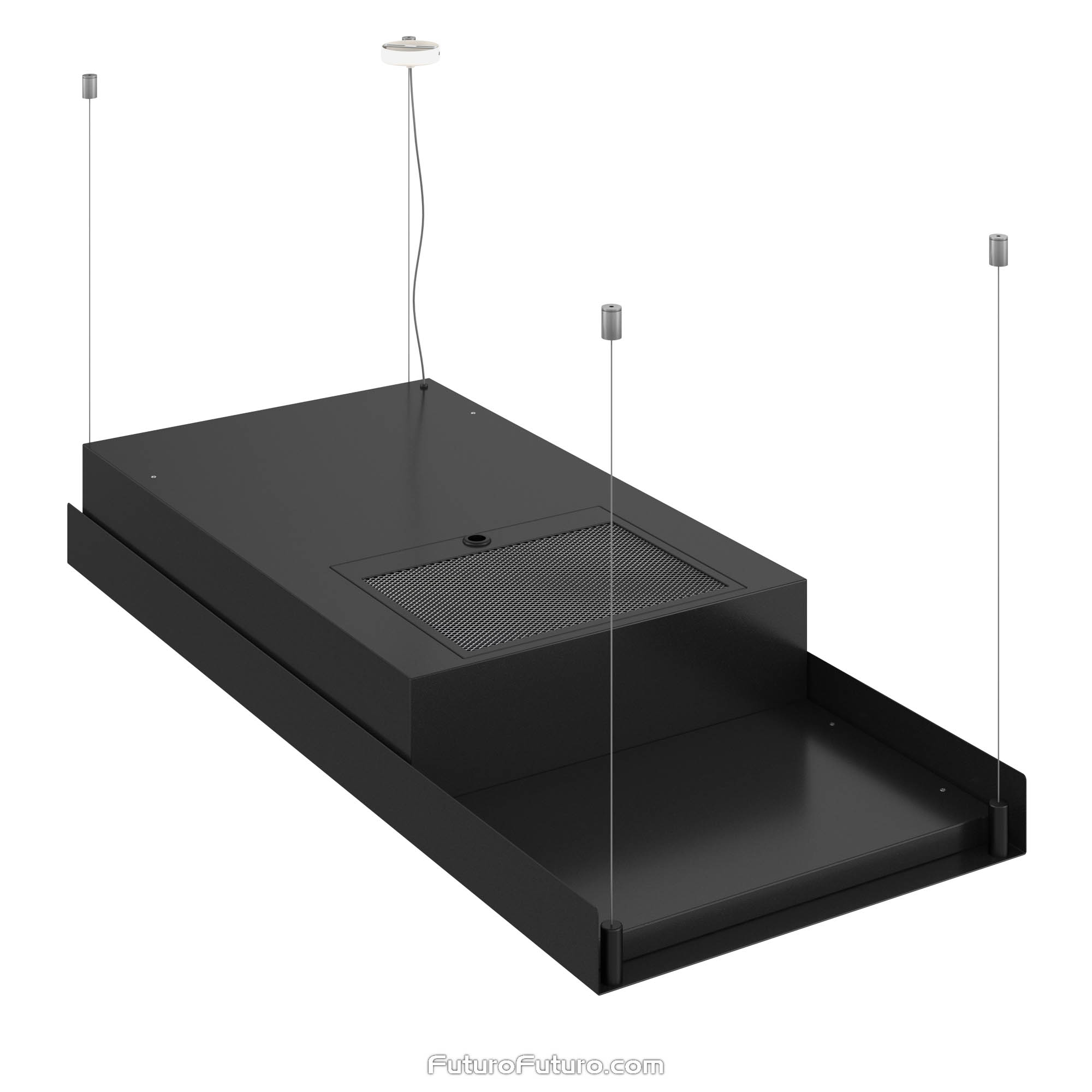 48″ Horizon Black Island Range Hood IS48HORIZONBLK