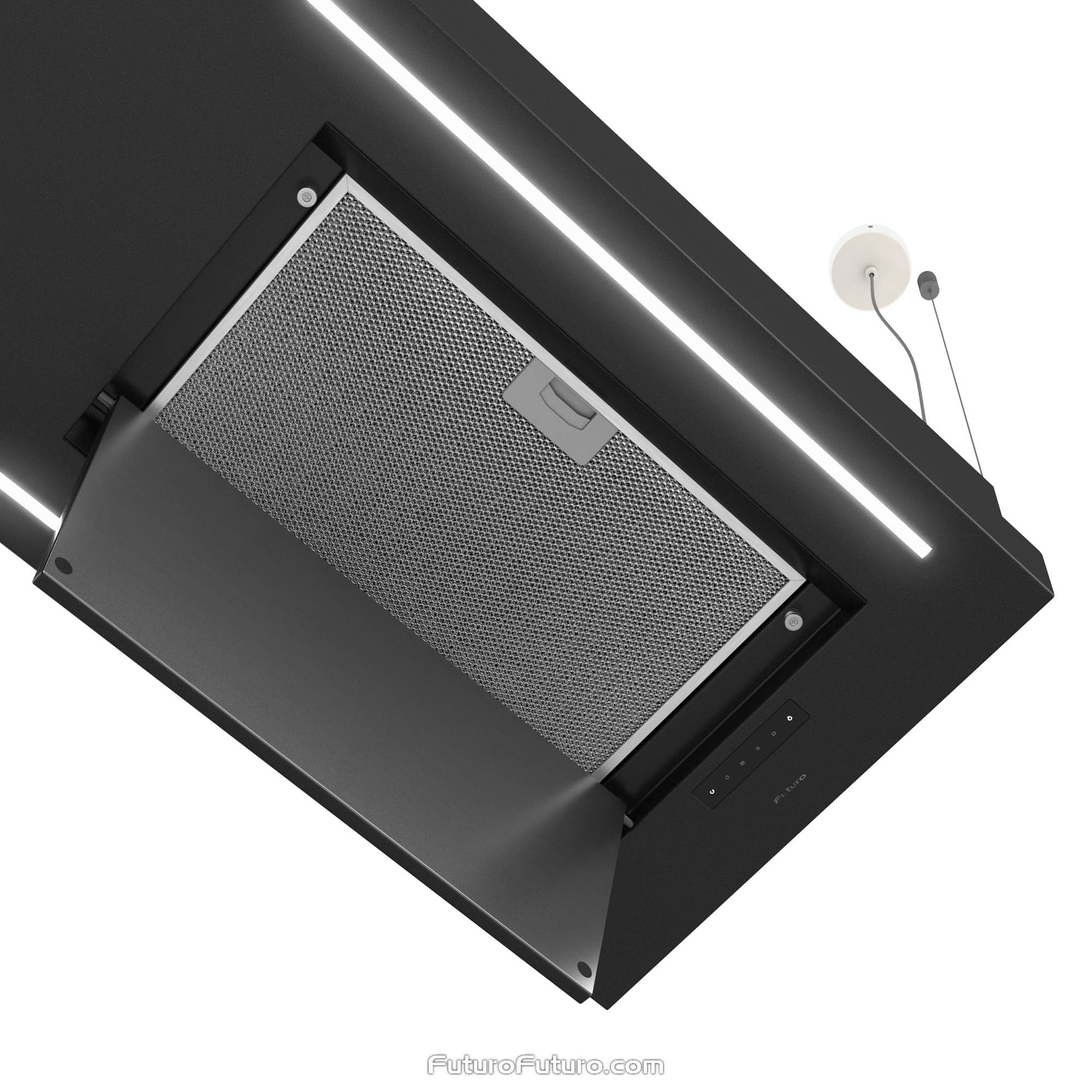48″ Horizon Black Island Range Hood IS48HORIZONBLK